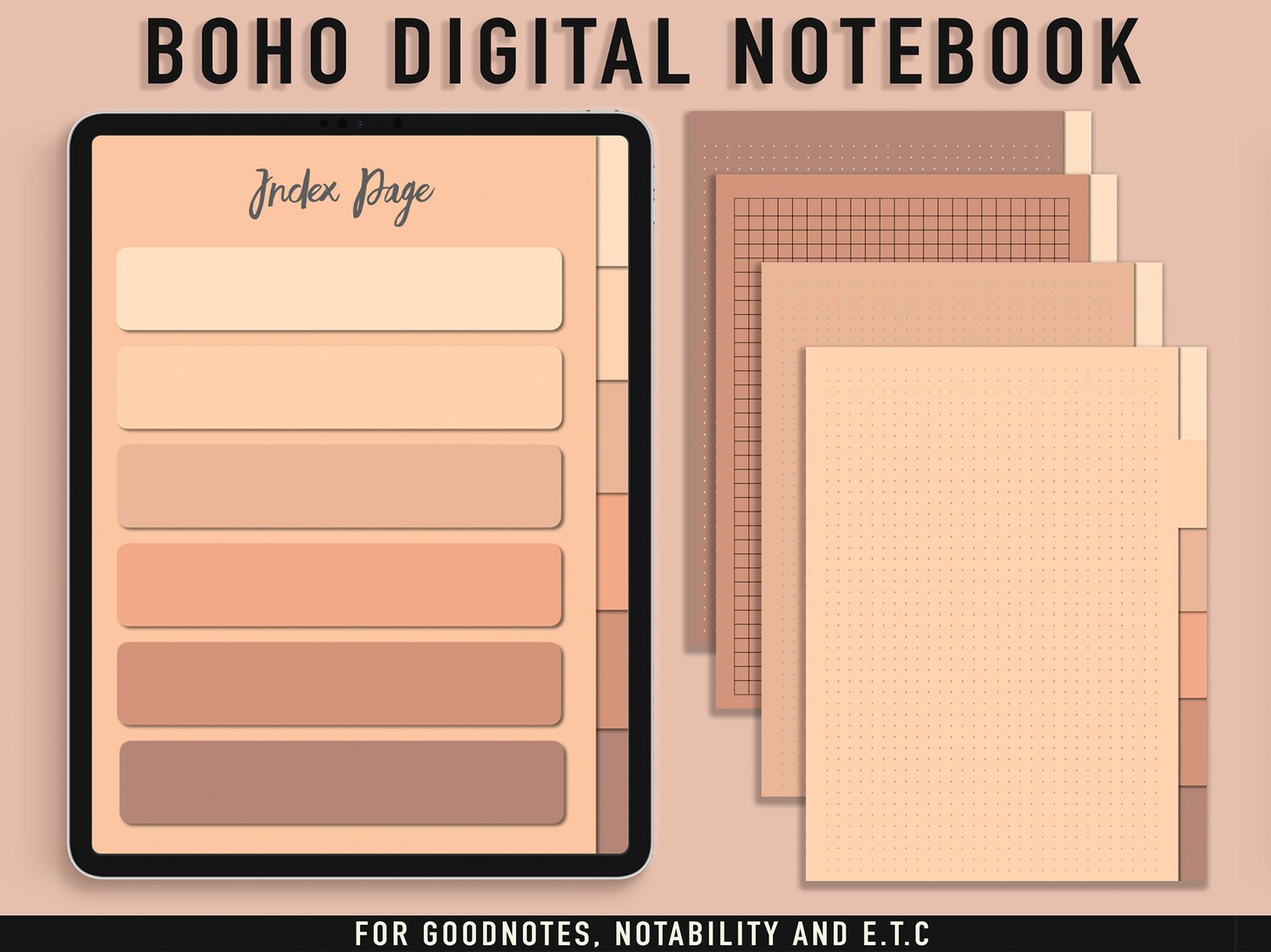 Digital Scrapbook Digital Journal Goodnotes Template Goodnotes Notability  Template Notability Goodnotes Notebook Digital Paper 