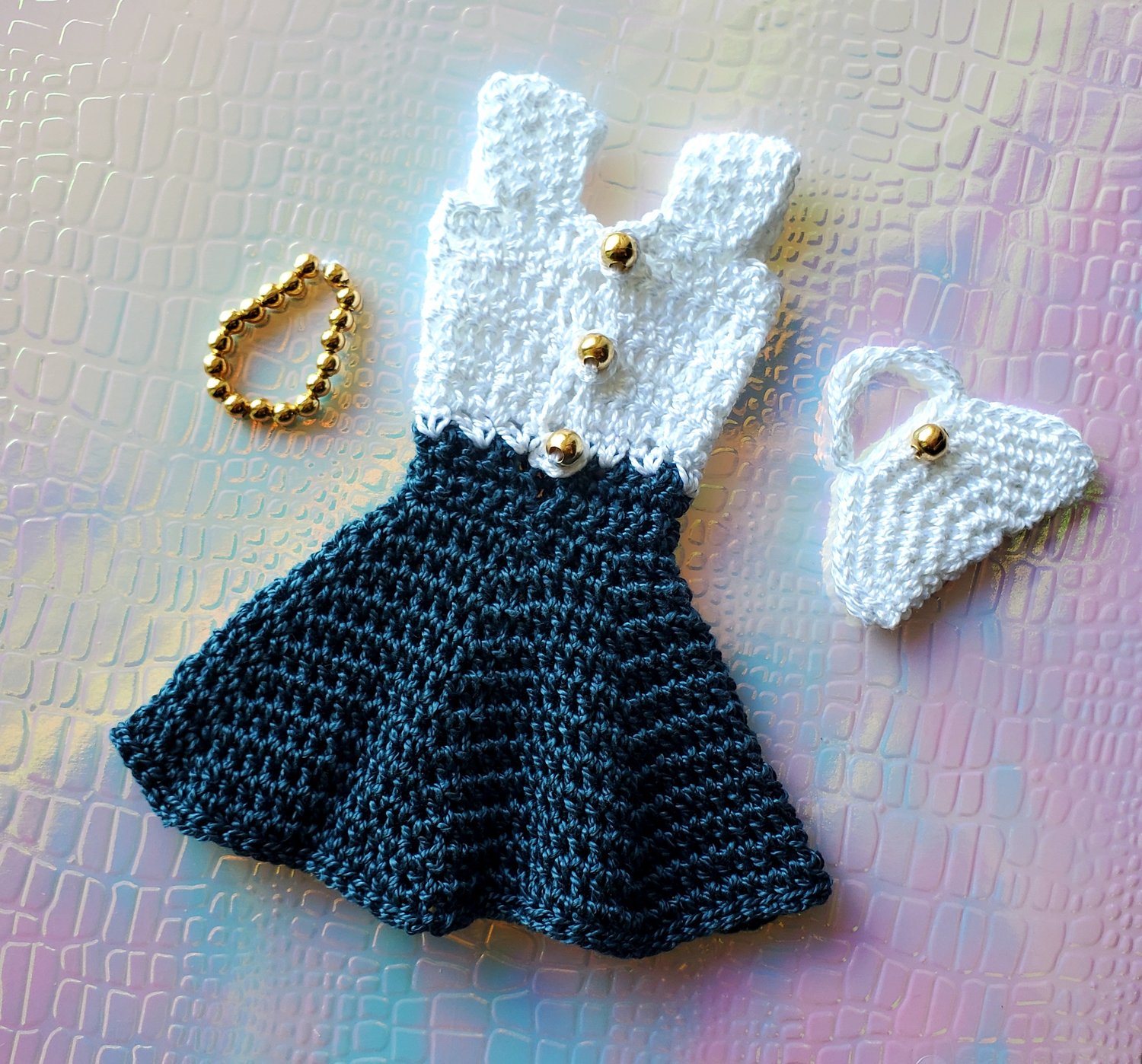 Barbie Shell-Stitched Skirt and Crop Top (Free Crochet Pattern) - FeltMagnet