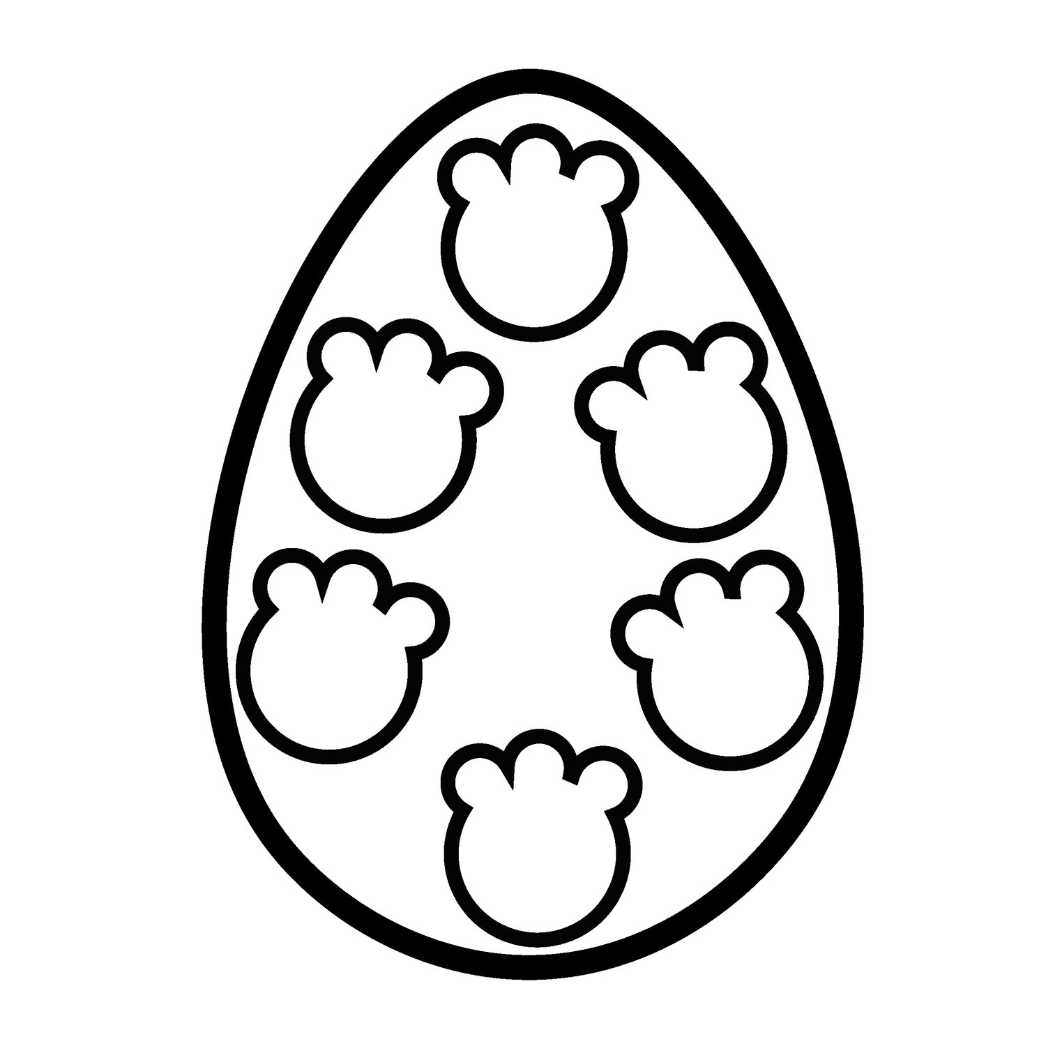 Easter eggs Coloring Book 1 PDF