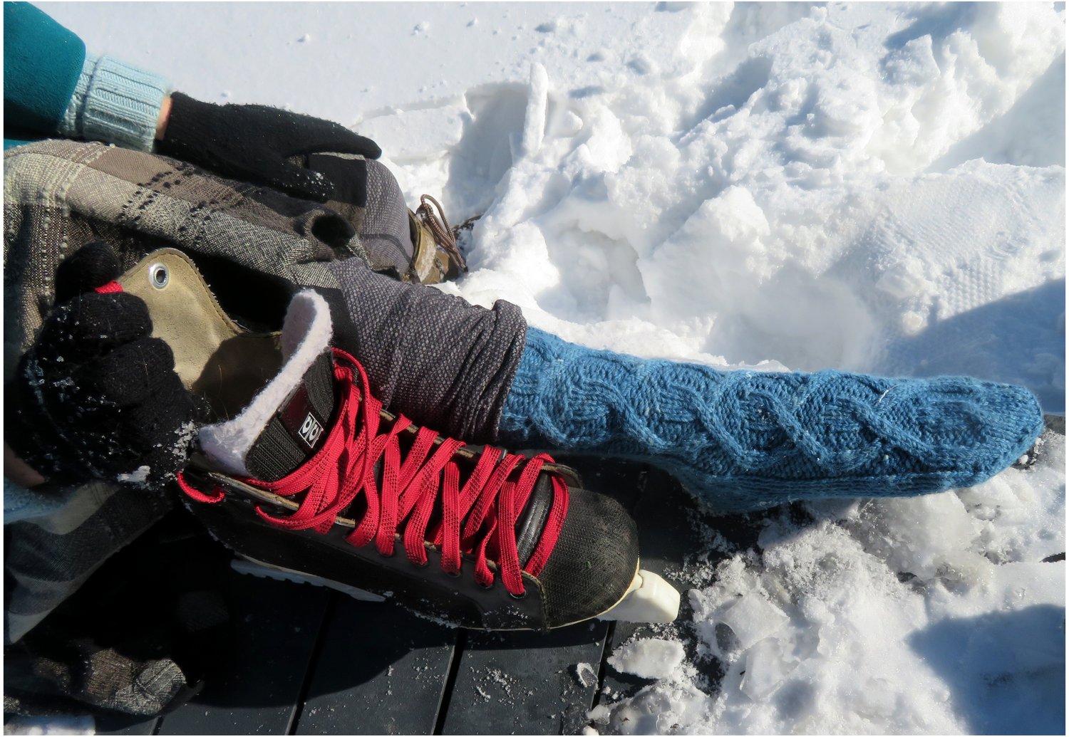 Sneaker Socks - Knitting Pattern 