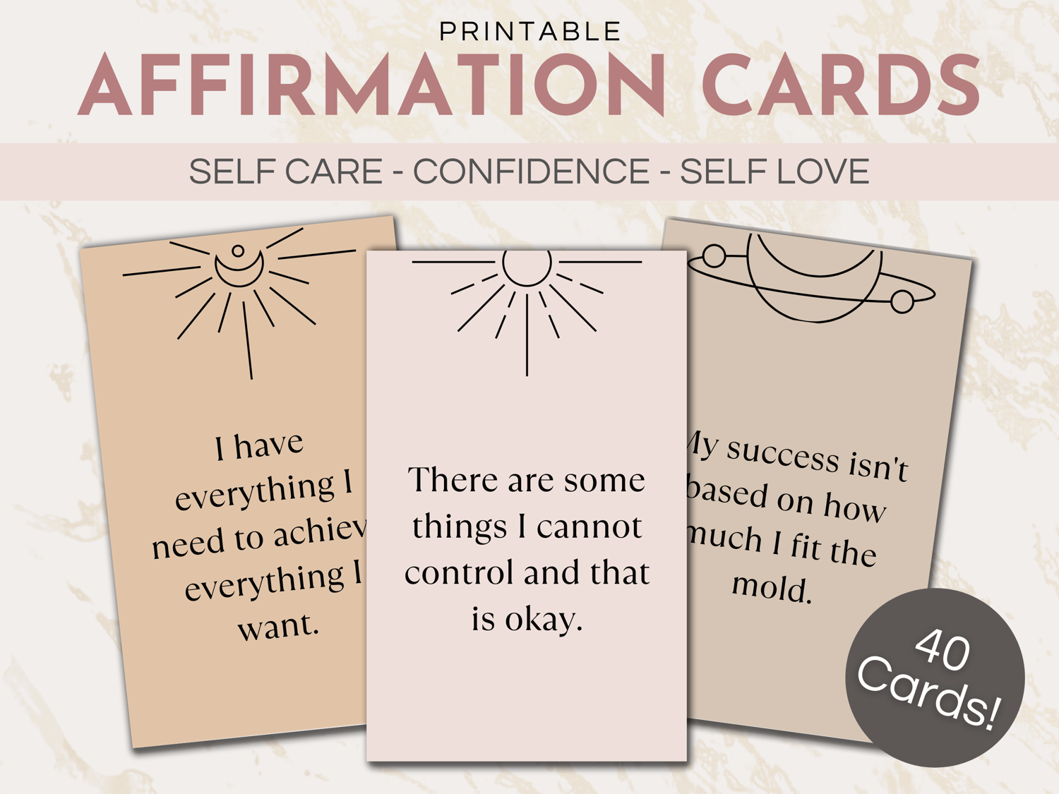 Vision Board Confidence Affirmation Cards Goal Cards Vision Board