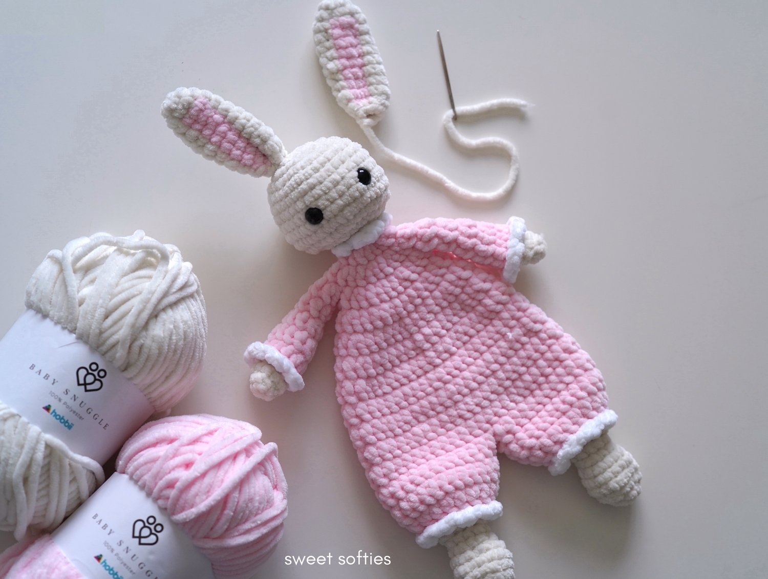 Bunny Crochet Snuggler - Crochet 365 Knit Too