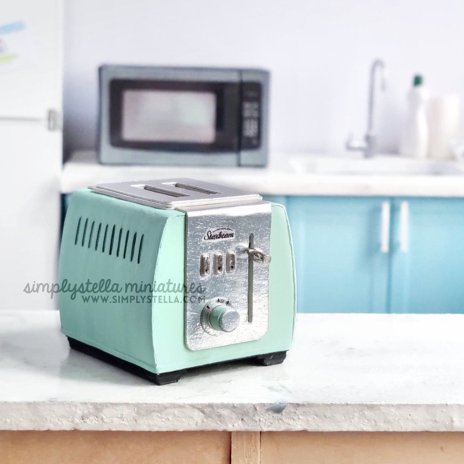 Miniature Microwave Oven Dollhouse Kitchen / DIY Mini SVG Cricut