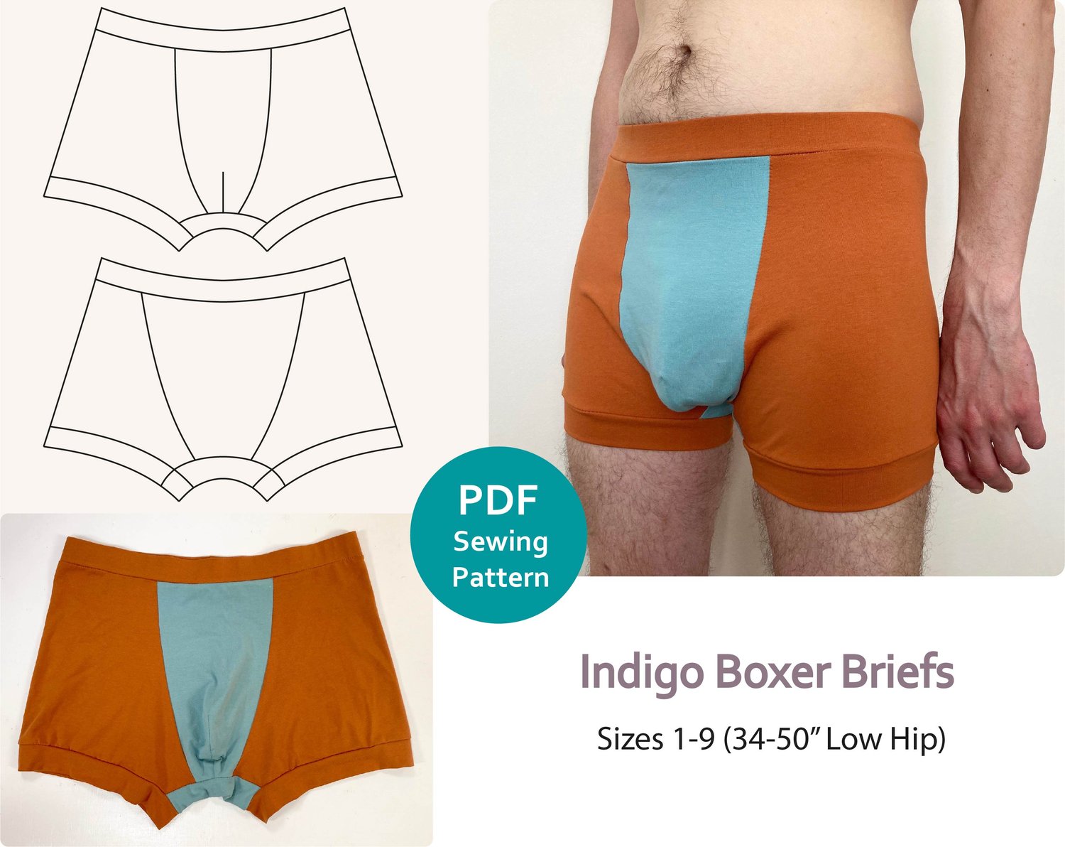 Learn to sew your own period pants! Introducing the Moontide