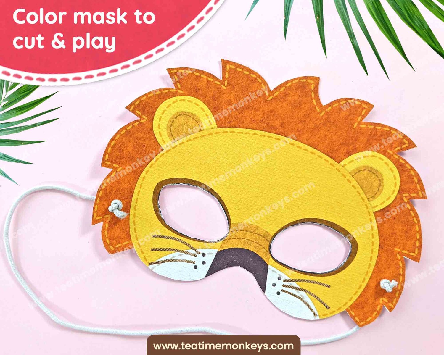 FOREST ANIMAL MASKS SET 1 - In Colour - Payhip