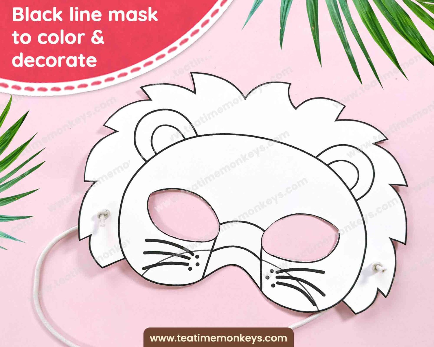 FOREST ANIMAL MASKS SET 2 - For Colouring - Payhip