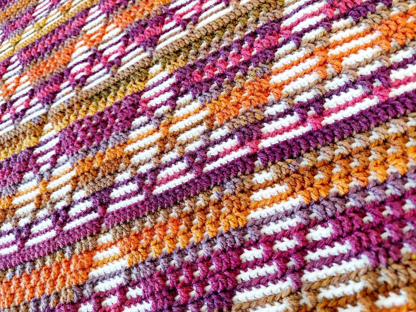 Square Away. Overlay mosaic crochet pattern