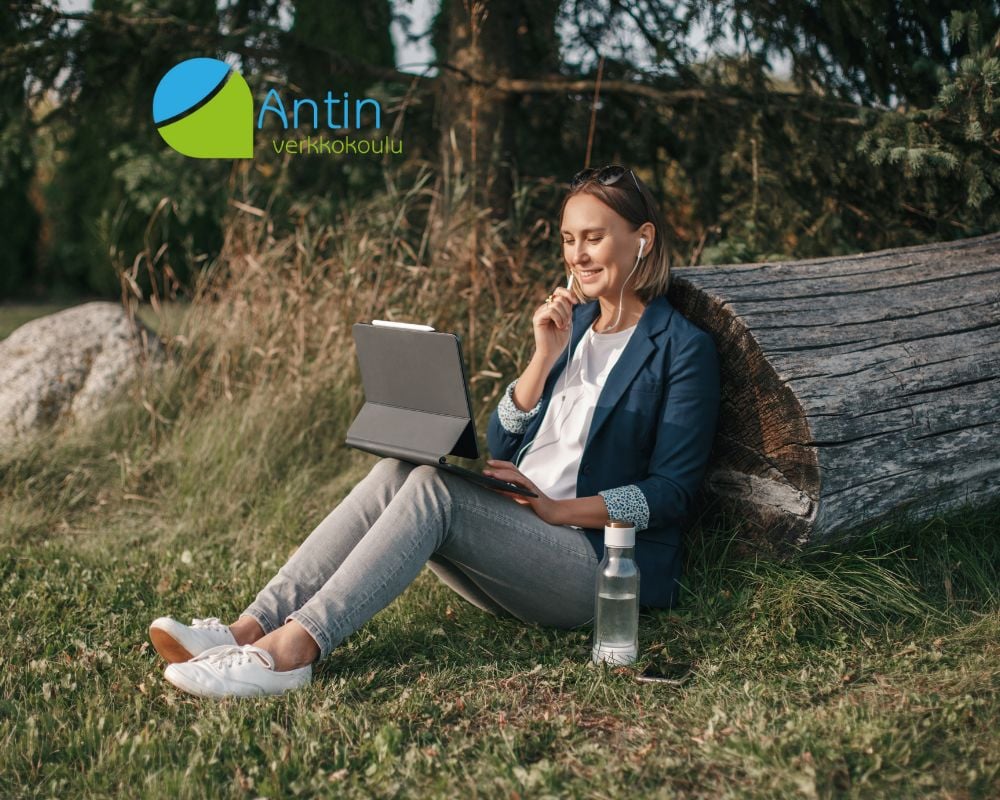 Antin verkkokoulun logo