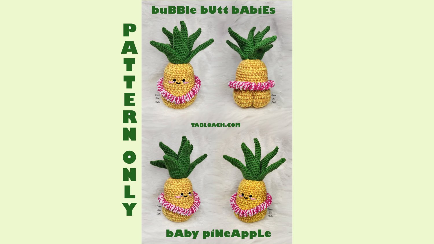 Pineapple: Crochet pattern