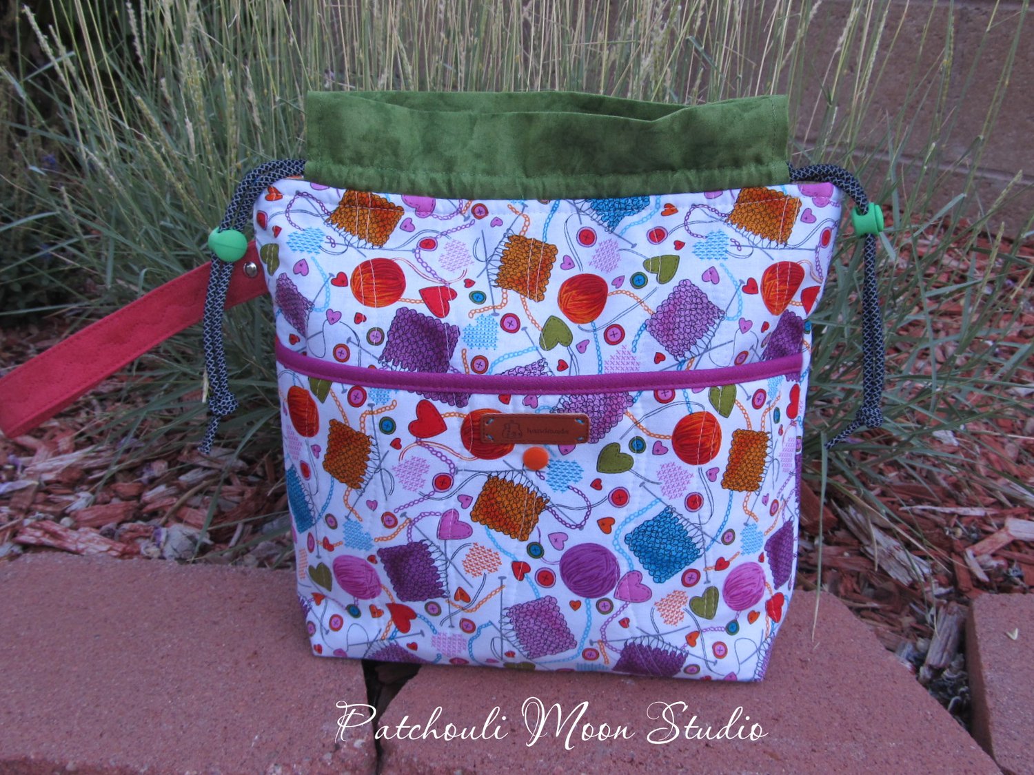 Patchouli Moon Studio: Drawstring Project Bags in 2 Sizes