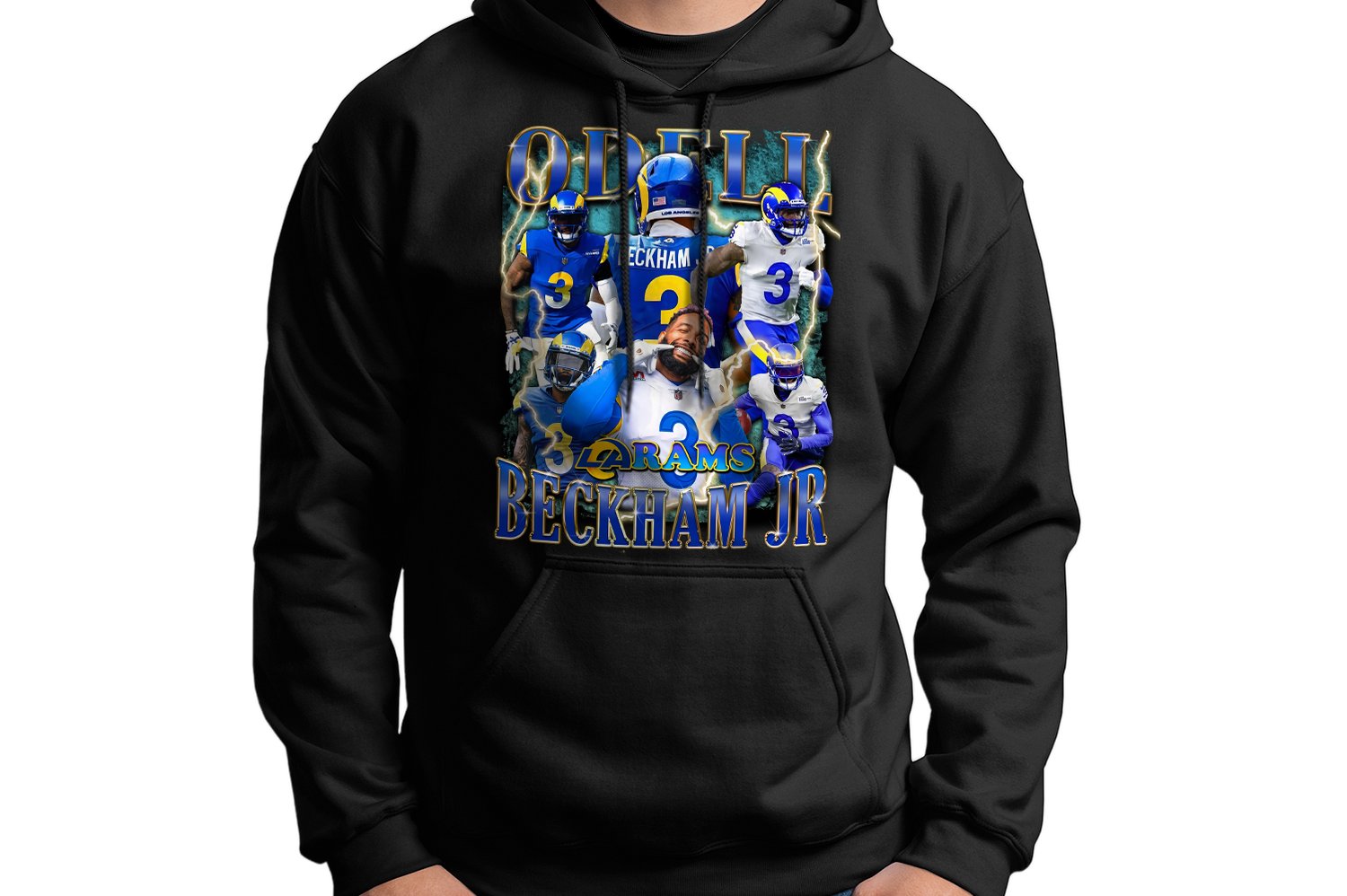 Odell Beckham Jr LA Rams Bootleg T-shirt 