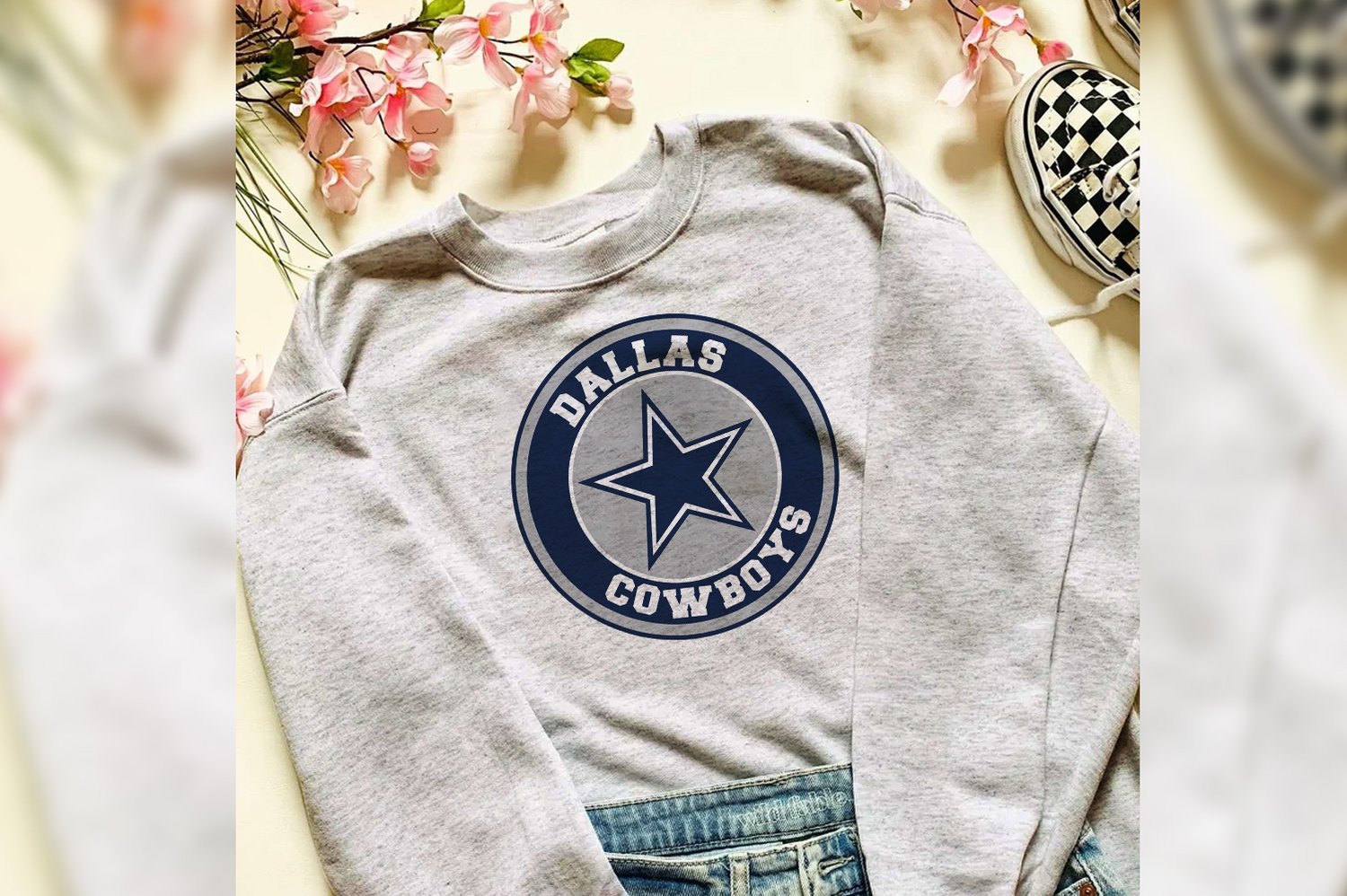 Cowboy Star Football Sweatshirt