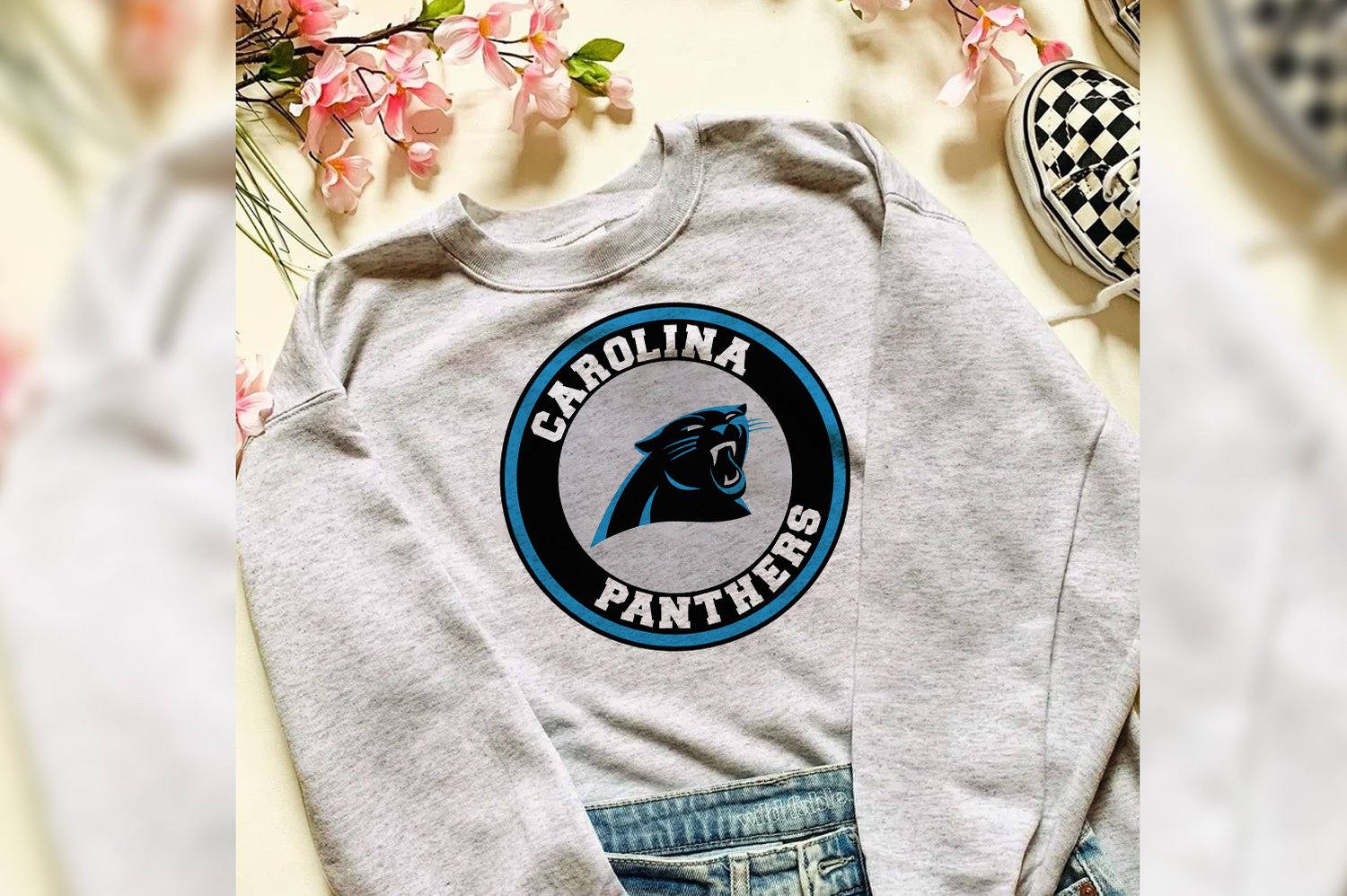 Vintage NFL 90s Carolina Panthers Sweatshirt Carolina 