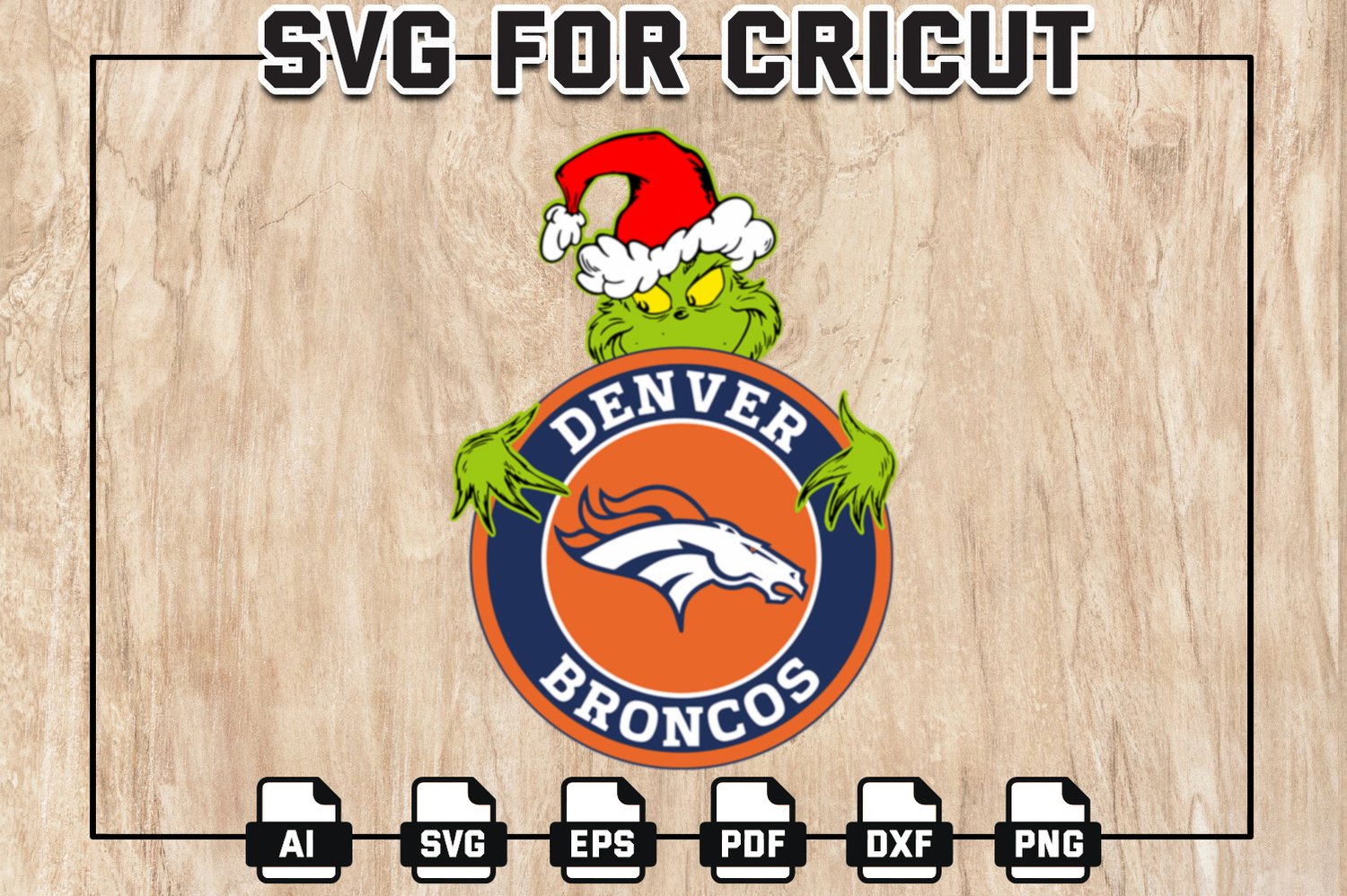 Denver Broncos NFL Grinch Christmas Tree 3D Hoodie Pullover Prints -  Freedomdesign