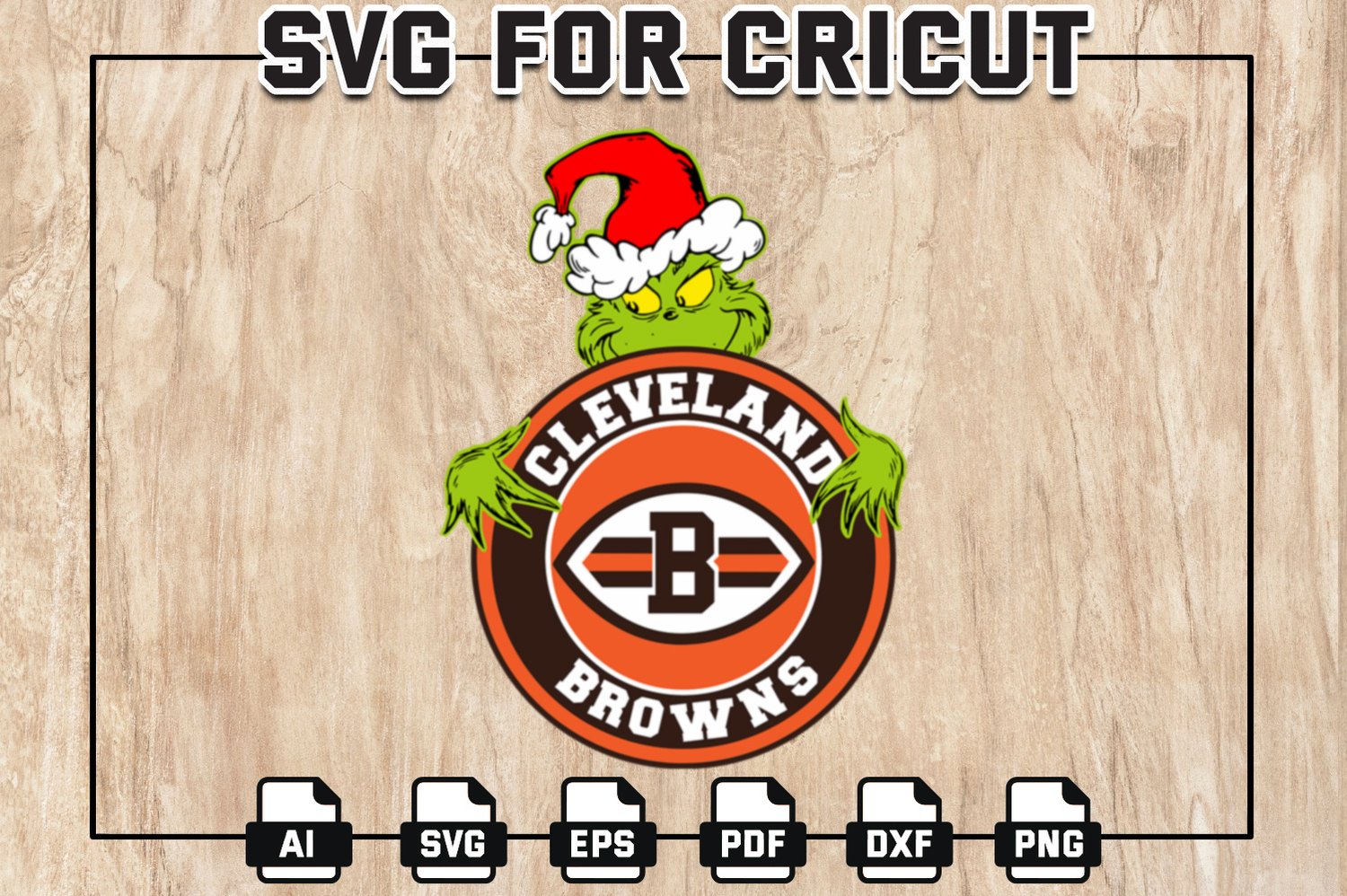 Cleveland Browns SVG PNG DXF EPS - free svg files for cricut