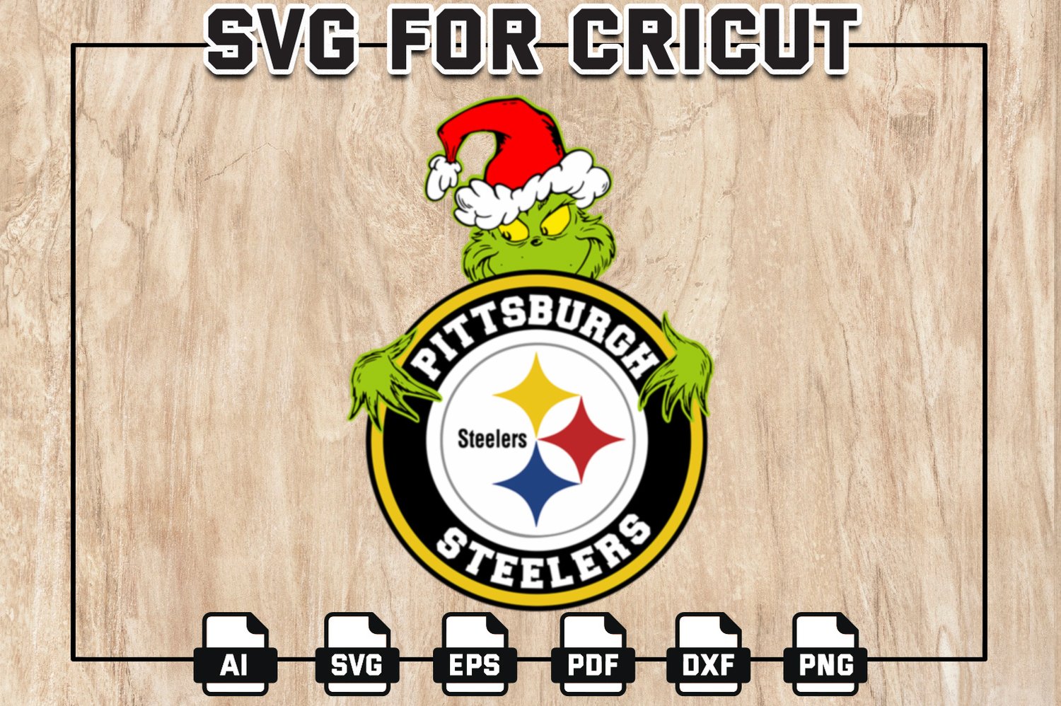 Grinch Pittsburgh-Steelers Football SVG, Steelers NFL Logo Svg, NFL Teams,  Football SVG, Digital Download