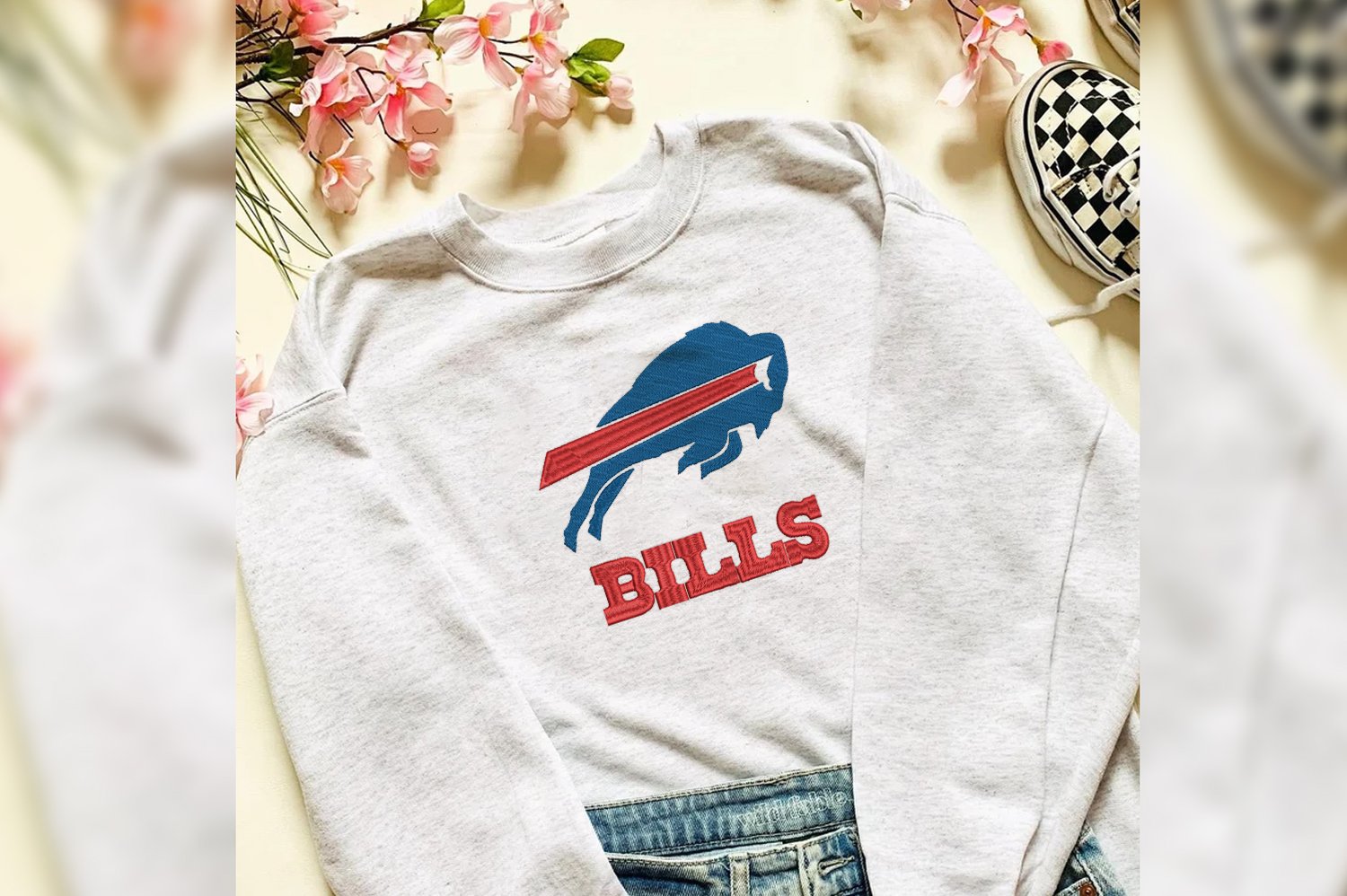 Buffalo-Bills Football Embroidery files, Bills NFL Logo Embroidery Design,  NFL Teams, Football, Digital Download