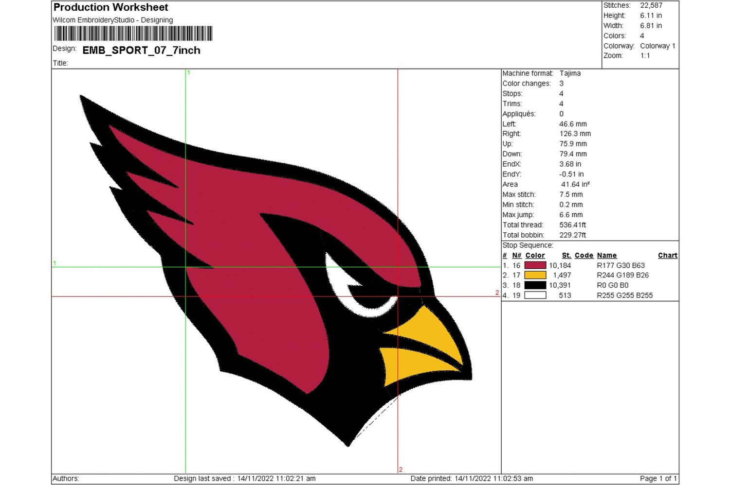 Arizona Cardinals - Machine Embroidery designs and SVG files