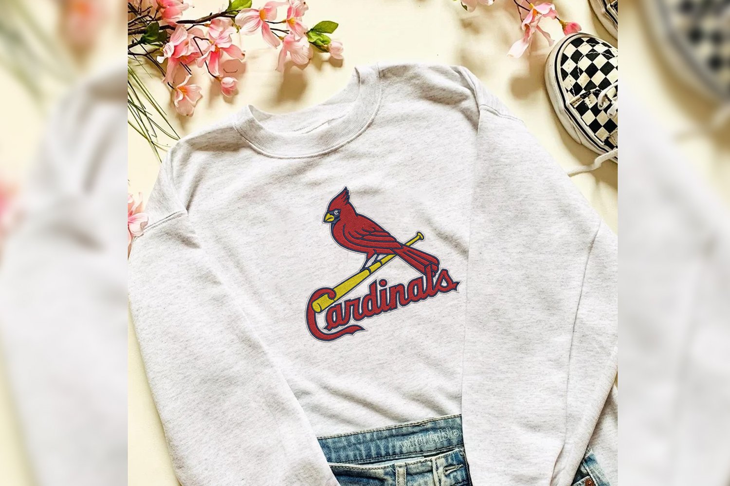 St. Louis Cardinals Embroidered Sweatshirt