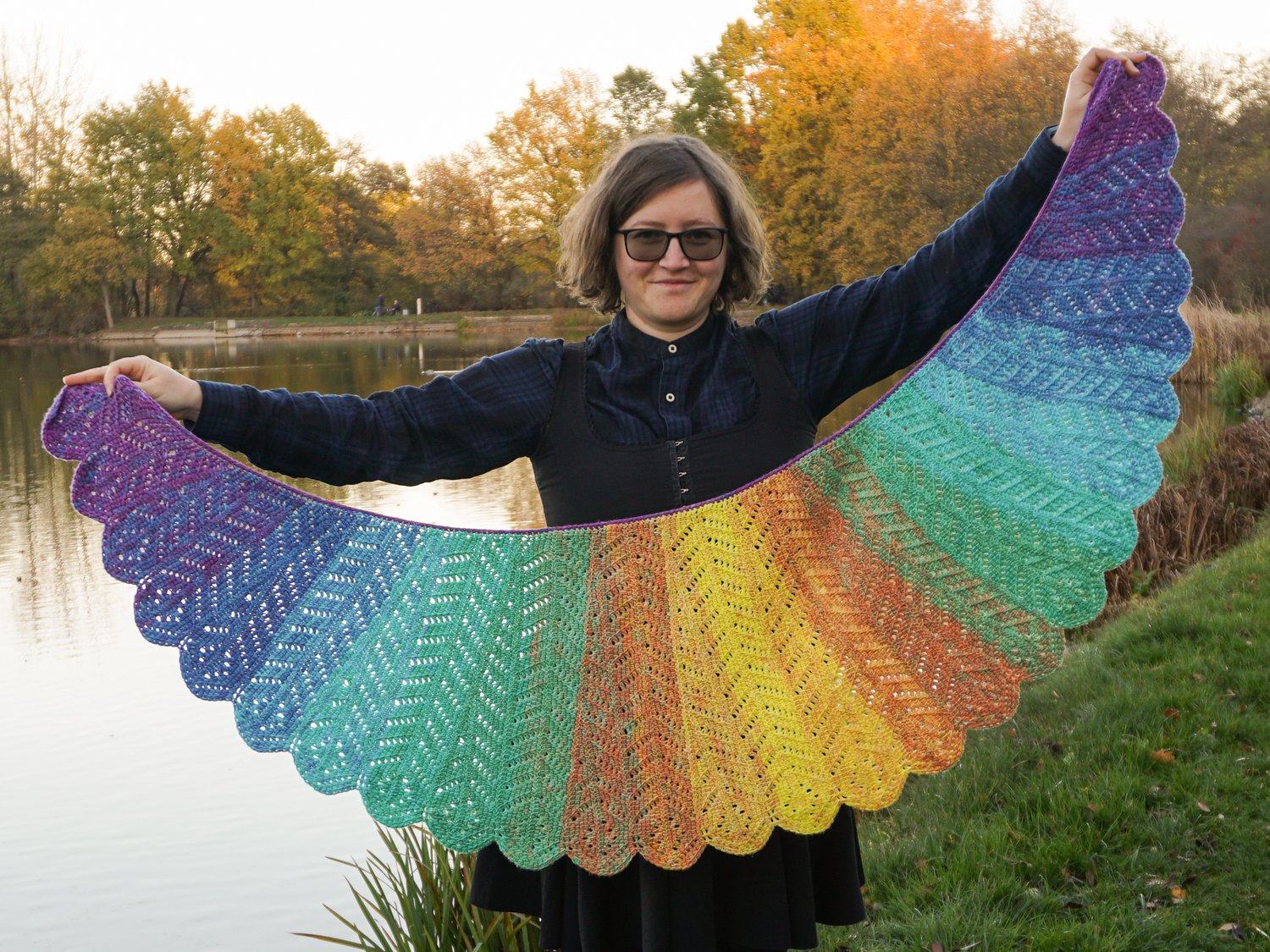 Macaw wings shawl Tunisian crochet pattern - Payhip