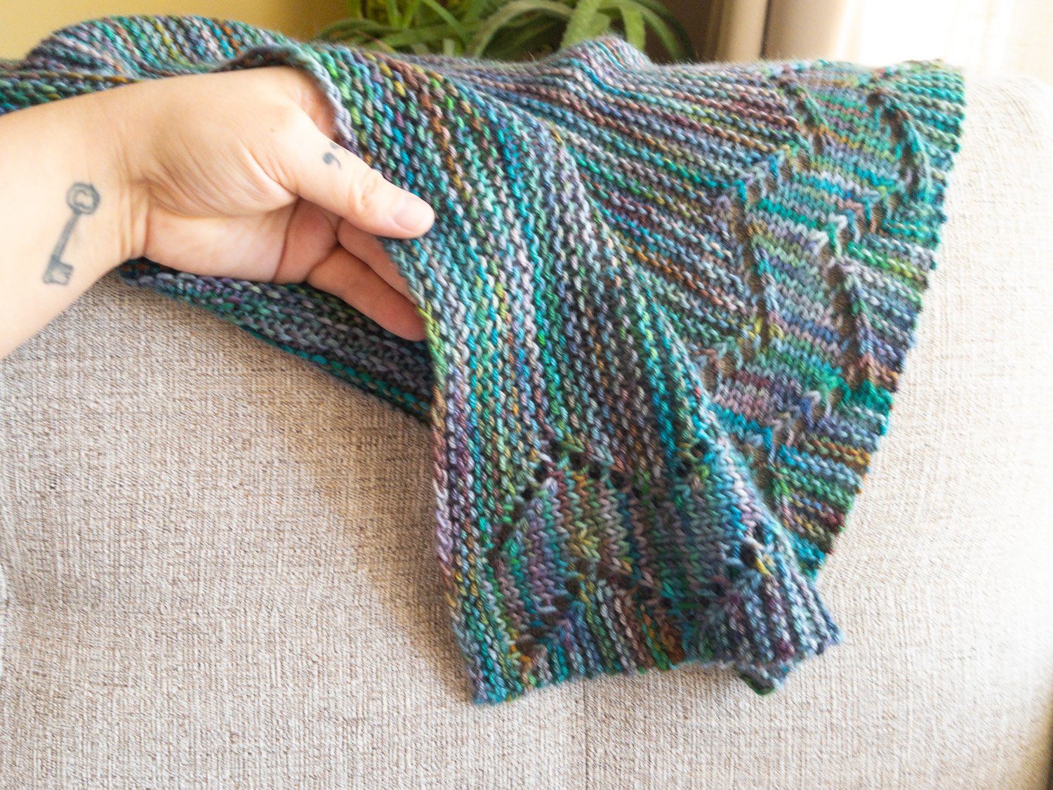 Variegated Shawls with Free Knitting Patterns - Knit'n Wool