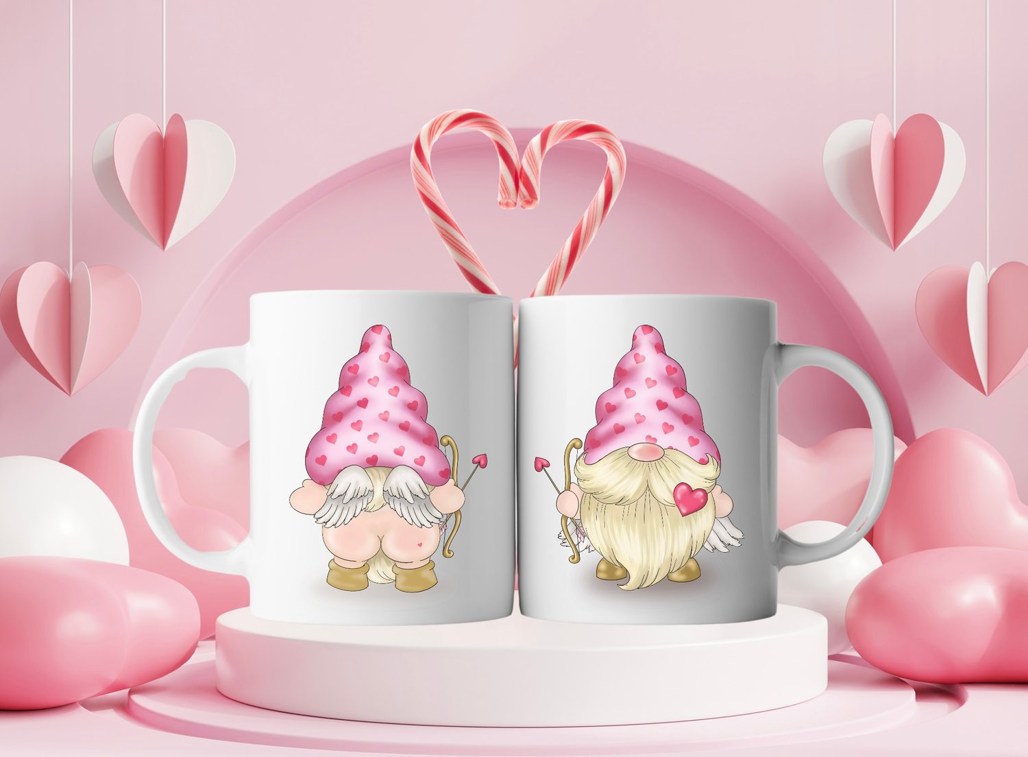 Cupid Cheeky Bum Valentines Gnome Graphic by Dolly's Digital Designs ·  Creative Fabrica