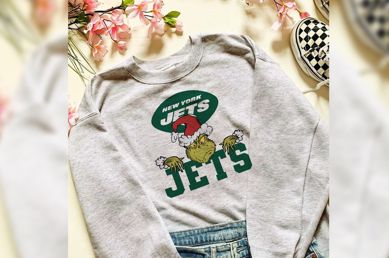 NFL New York Jets The Grinch Ugly Sweater - T-shirts Low Price