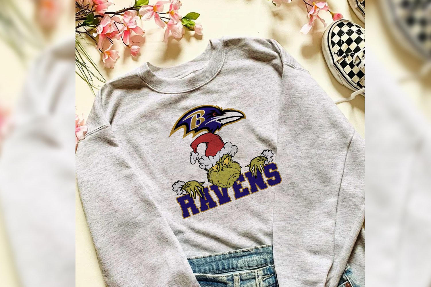 vintage baltimore ravens sweatshirt