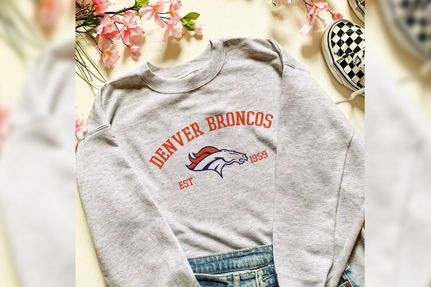 Youth Denver Broncos Graphic Sweatshirt