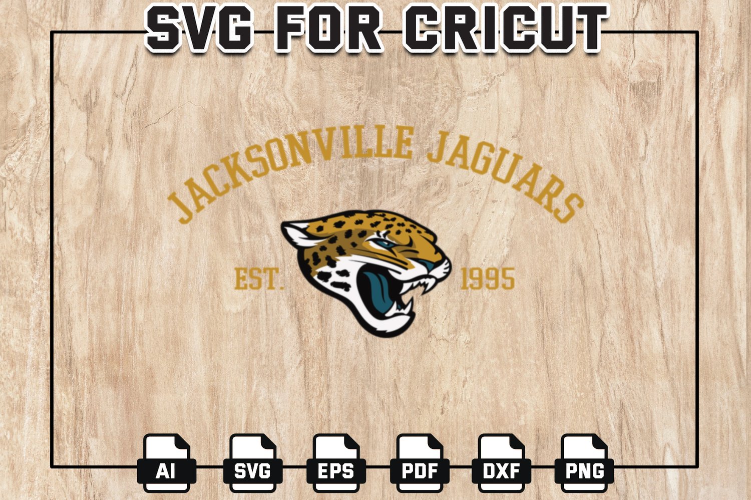 Jacksonville Jaguars Logo Silhouette NFL SVG File for Cricut Digital  Download