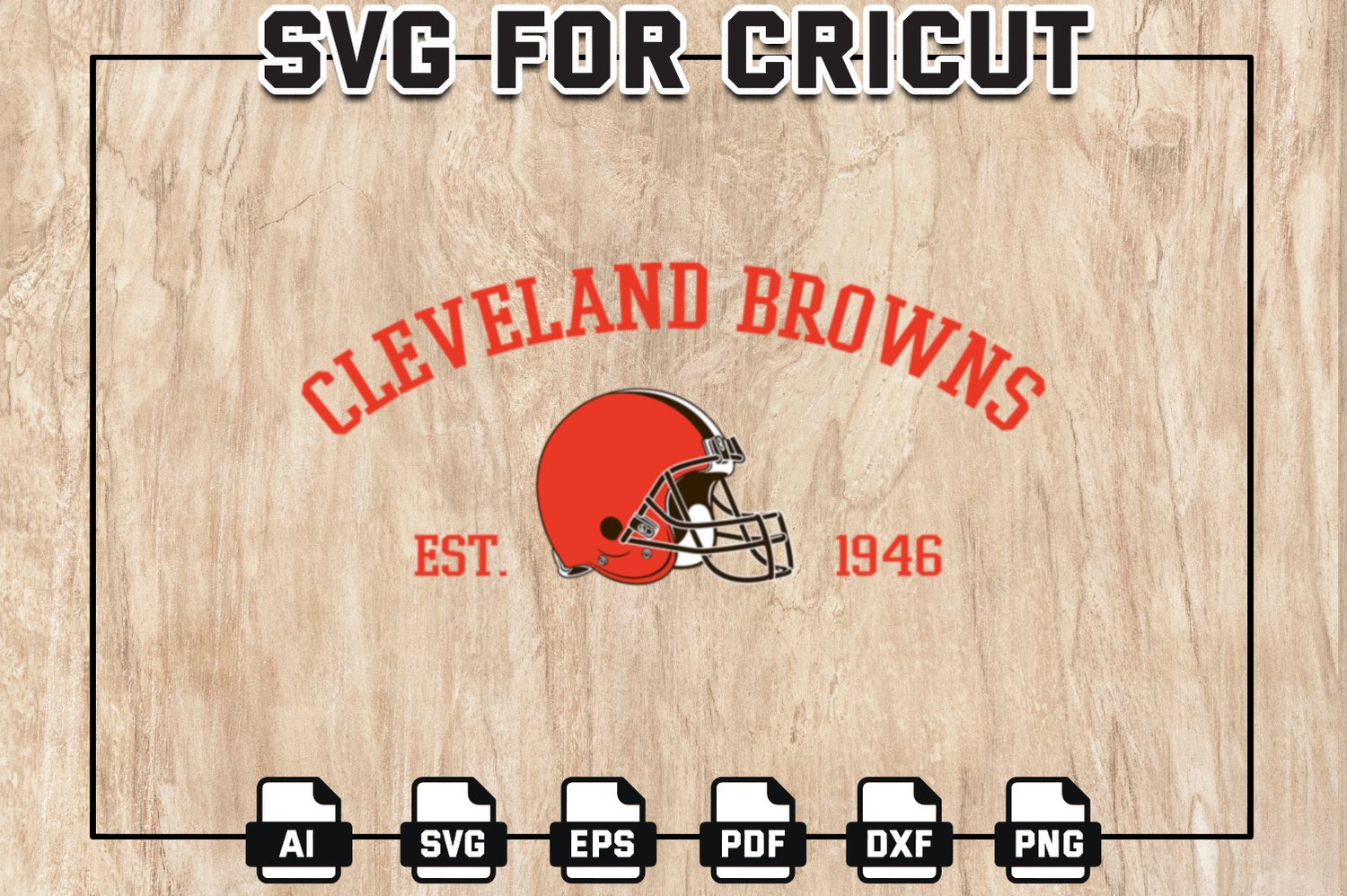 Cleveland Browns Football Helmet, Svg Cut Files - free svg files