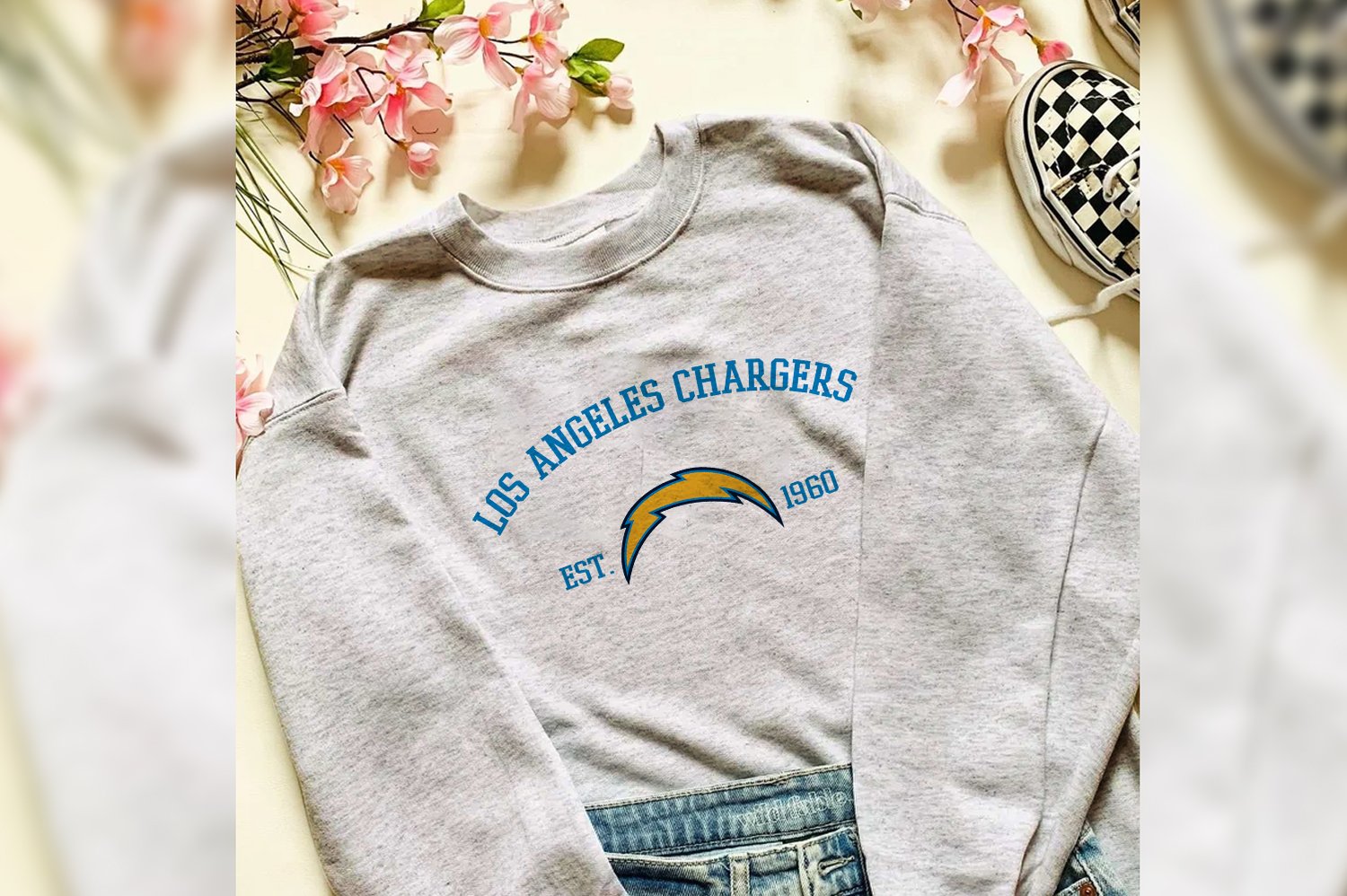 NFL Los Angeles Chargers Est. 1960 SVG, NFL Logo SVG Design, NFL Chargers  SVG, Cricut, Silhouette, Digital Download