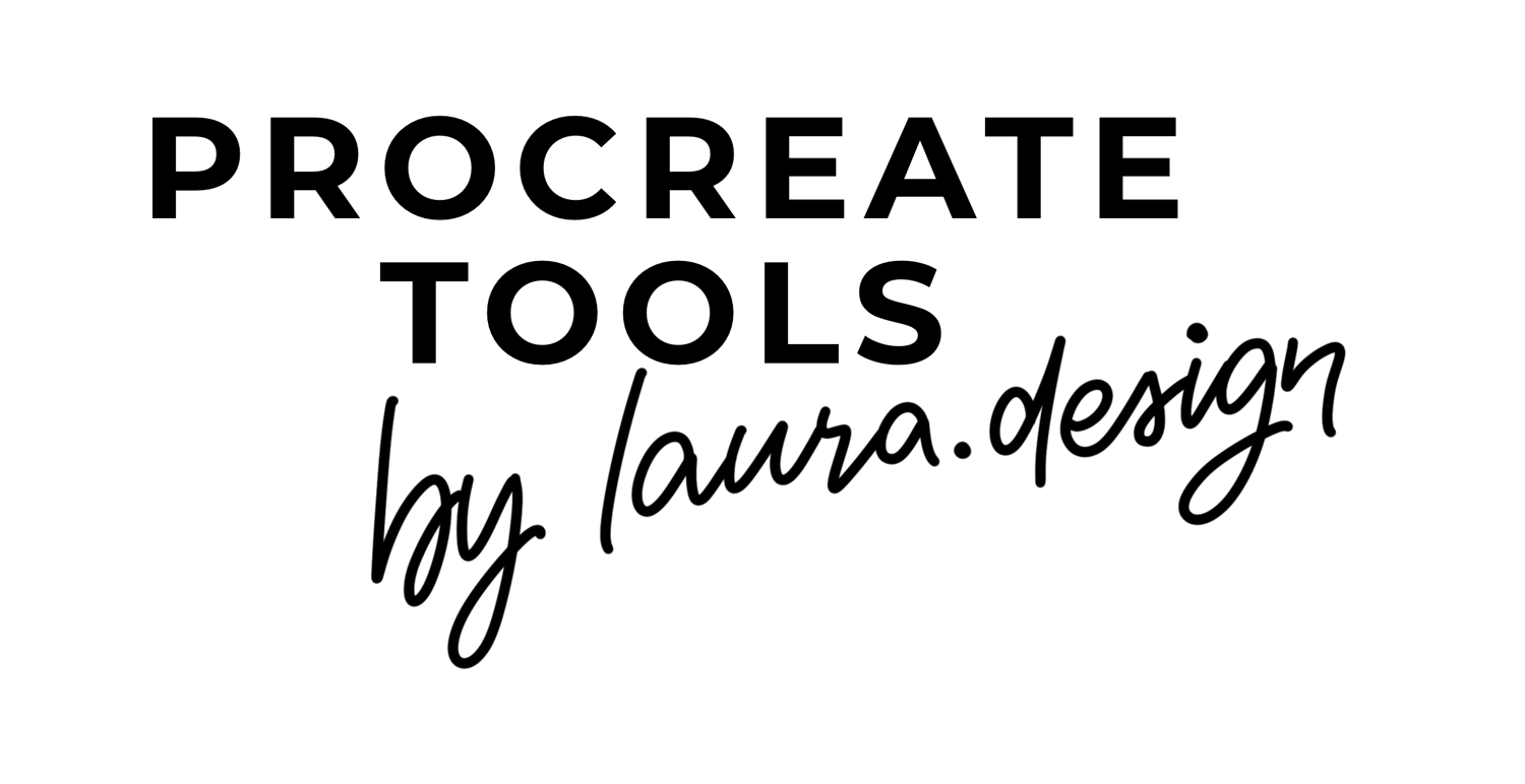 Procreate stamps, brushes and fonts by Laura Beutner