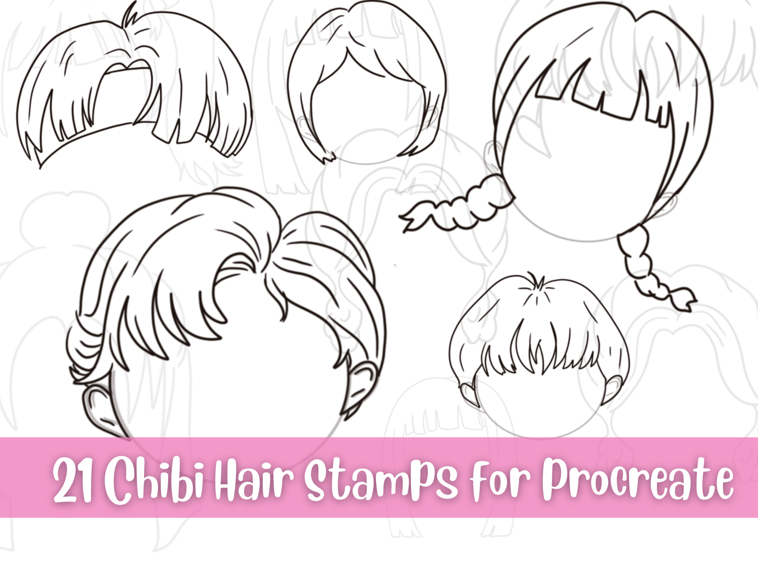 Chibi Clothing Procreate Stamps - Payhip