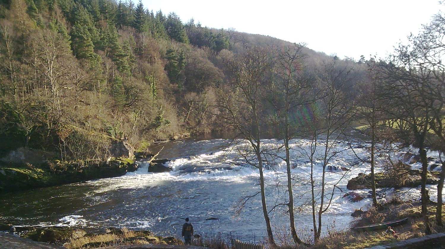 picture of the river eden at force mill cumbria
