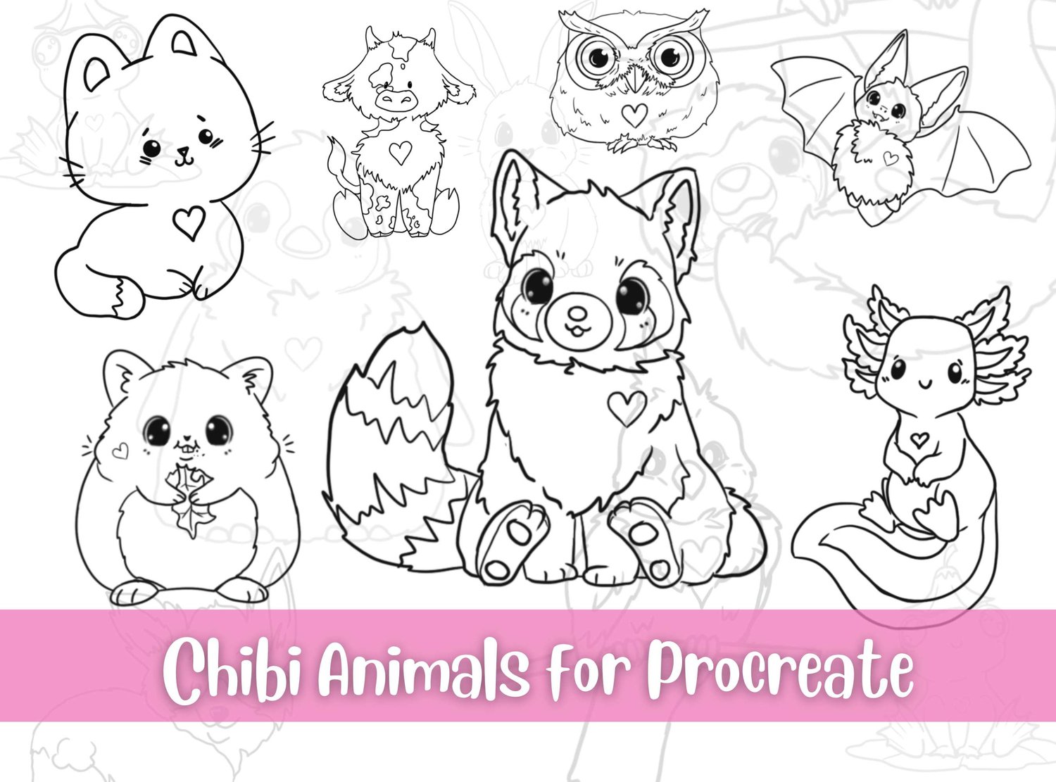 Chibi Clothing Procreate Stamps - Payhip