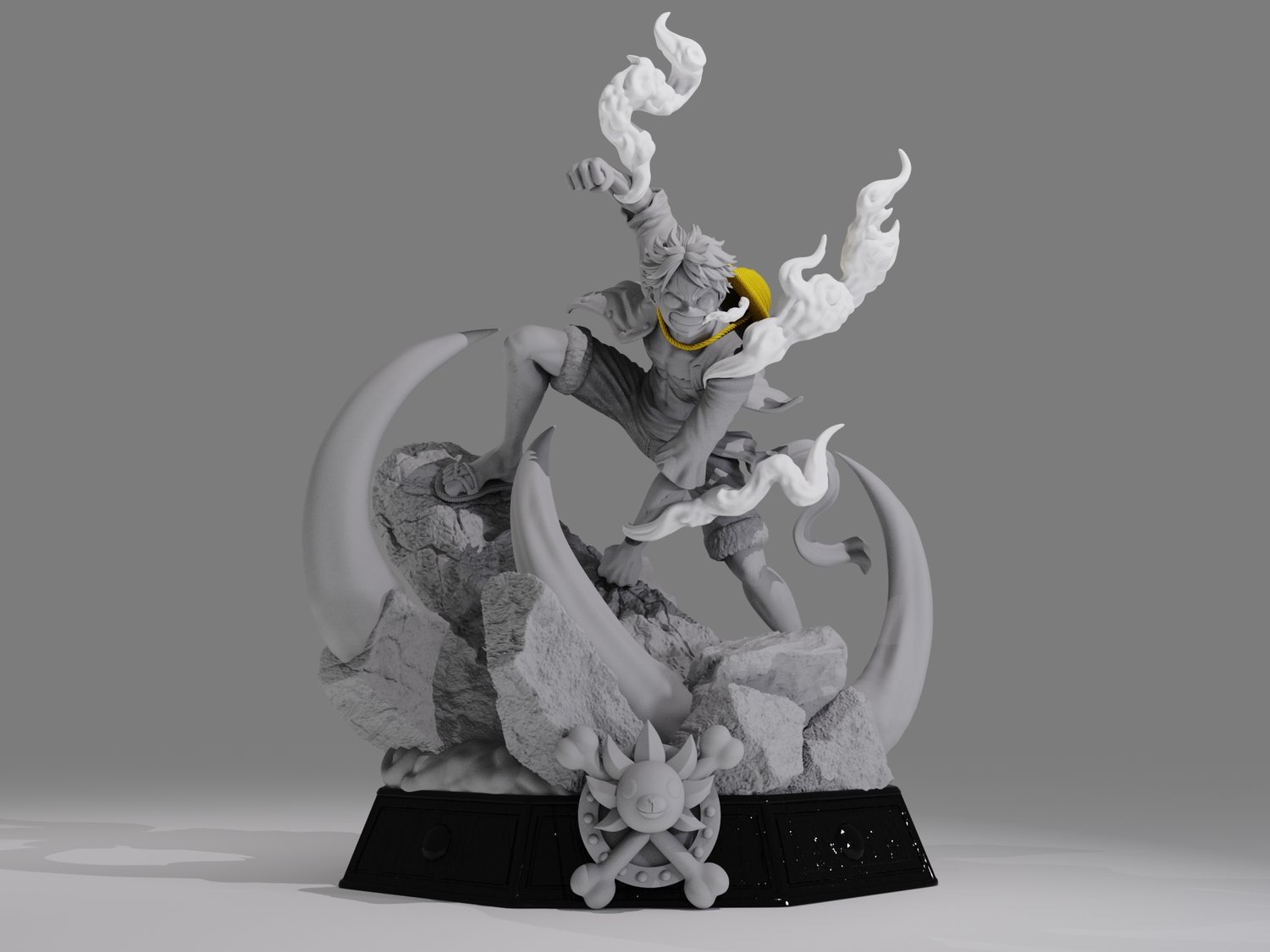 ZEUS White - One Piece Anime | 3D Print Model