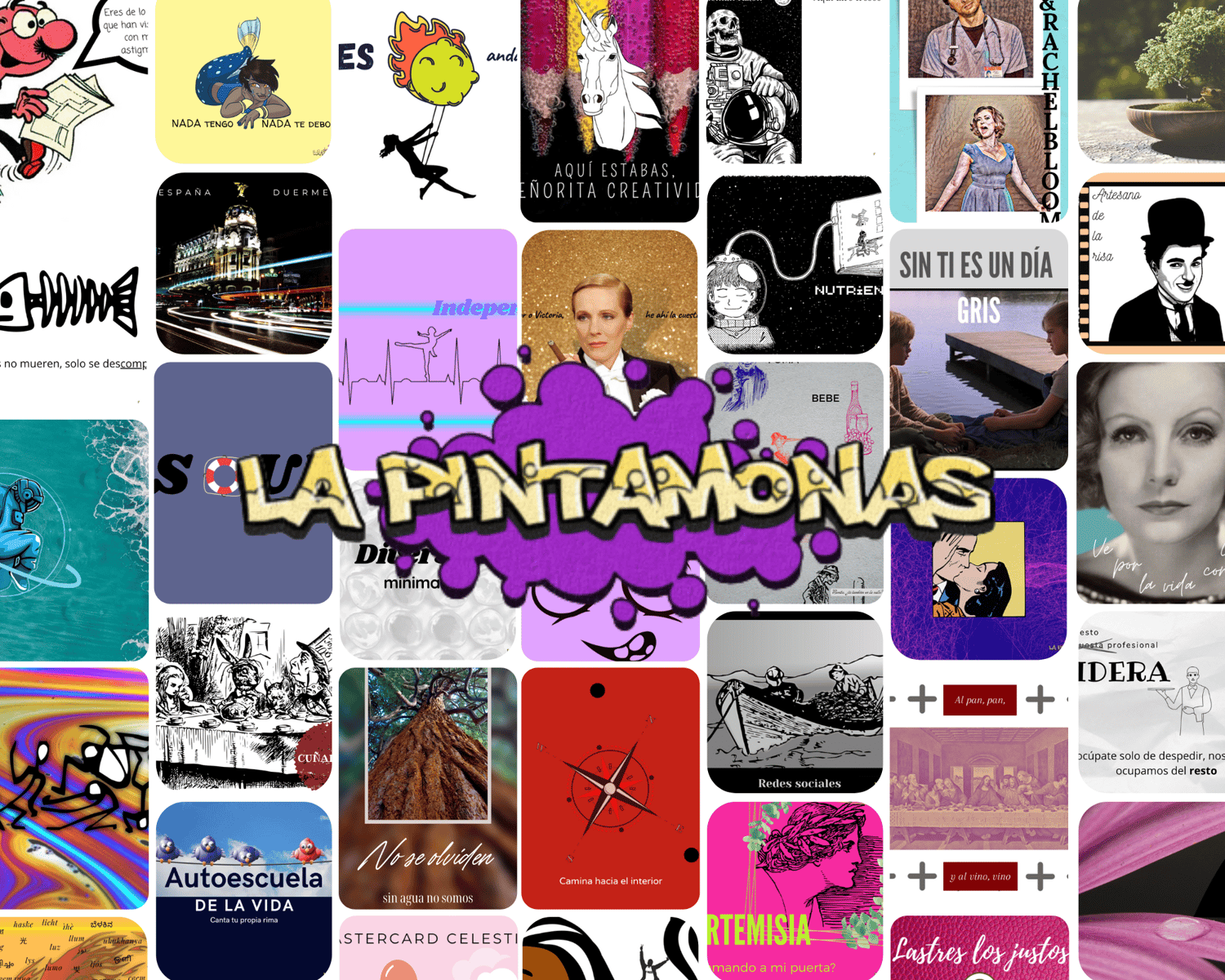 Collage de ilustraciones