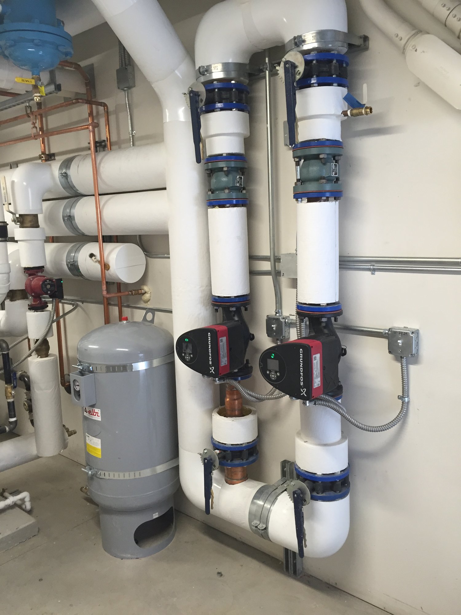 ECM Pumps for a Heating Hot Water System