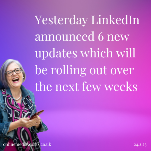 1.    Show off your content with new profile update.  LinkedIn have updated the ‘Activity’ section of the LinkedIn Profile to more visibly display your content. This means your network should be able to quickly find and engage with your content, leading t