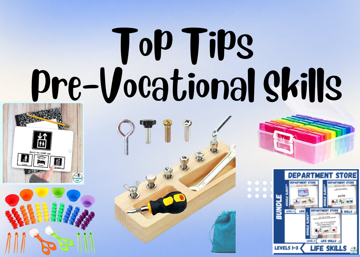 pre-vocational tips special education