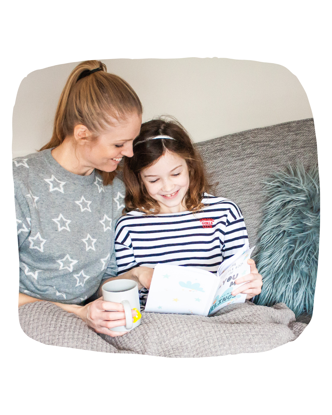 Parent supports a child's emotions through shared journalling and meaningful conversation.