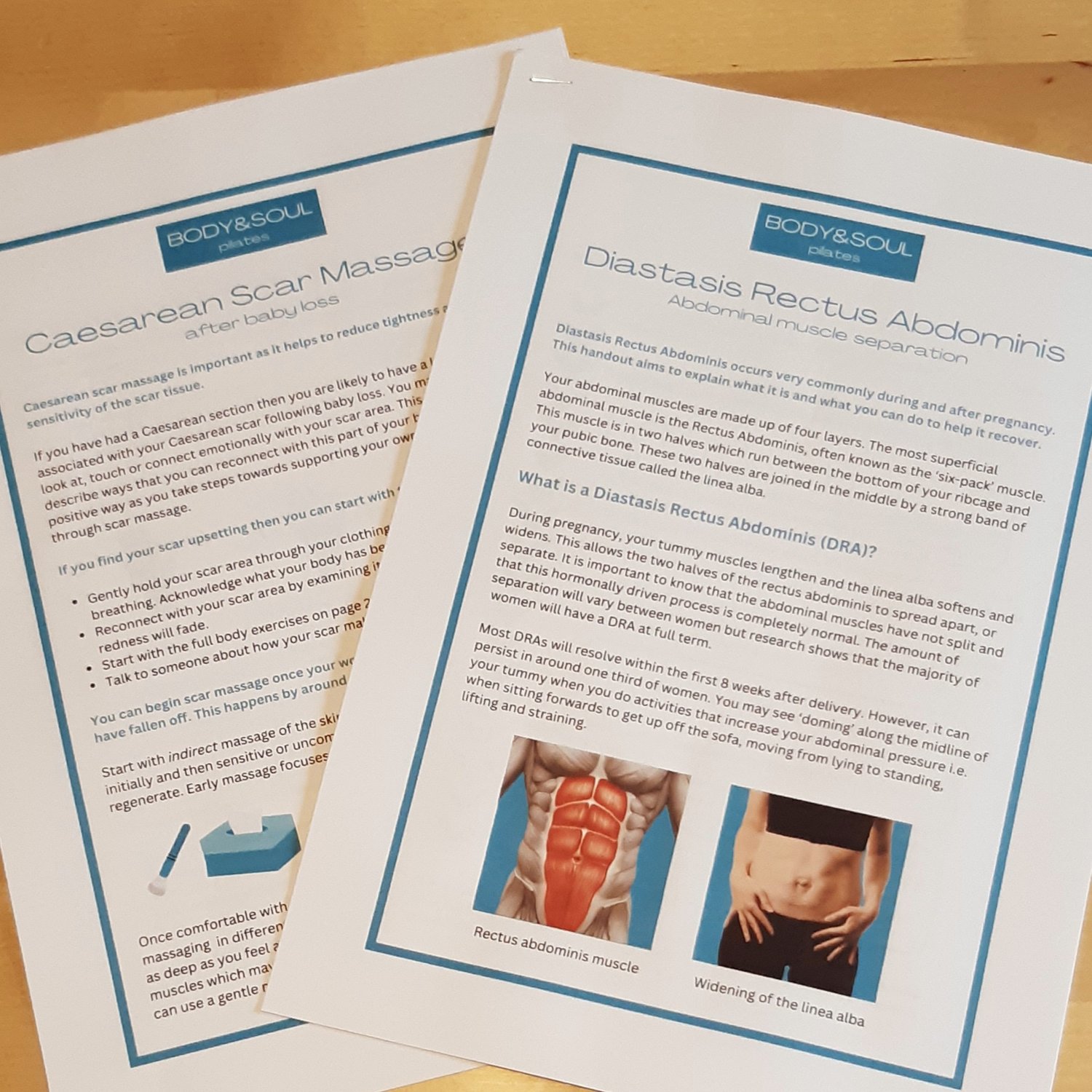 Free resources for Pilates after baby loss