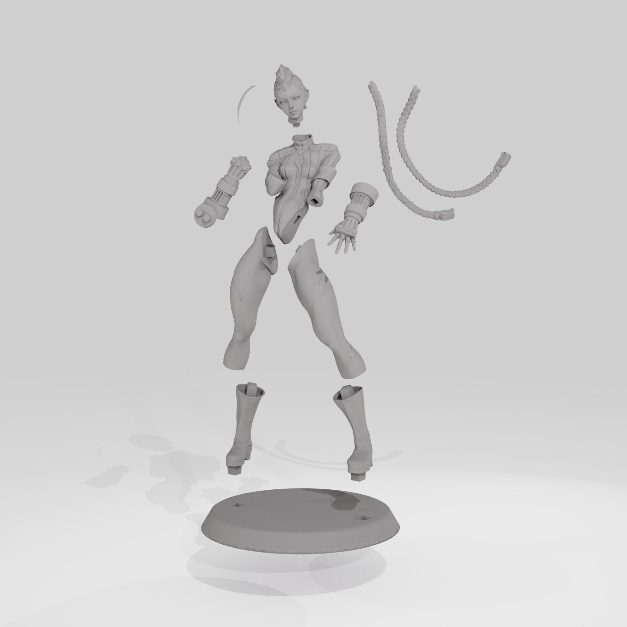 Cammy Street Fighter - STL 3D print files