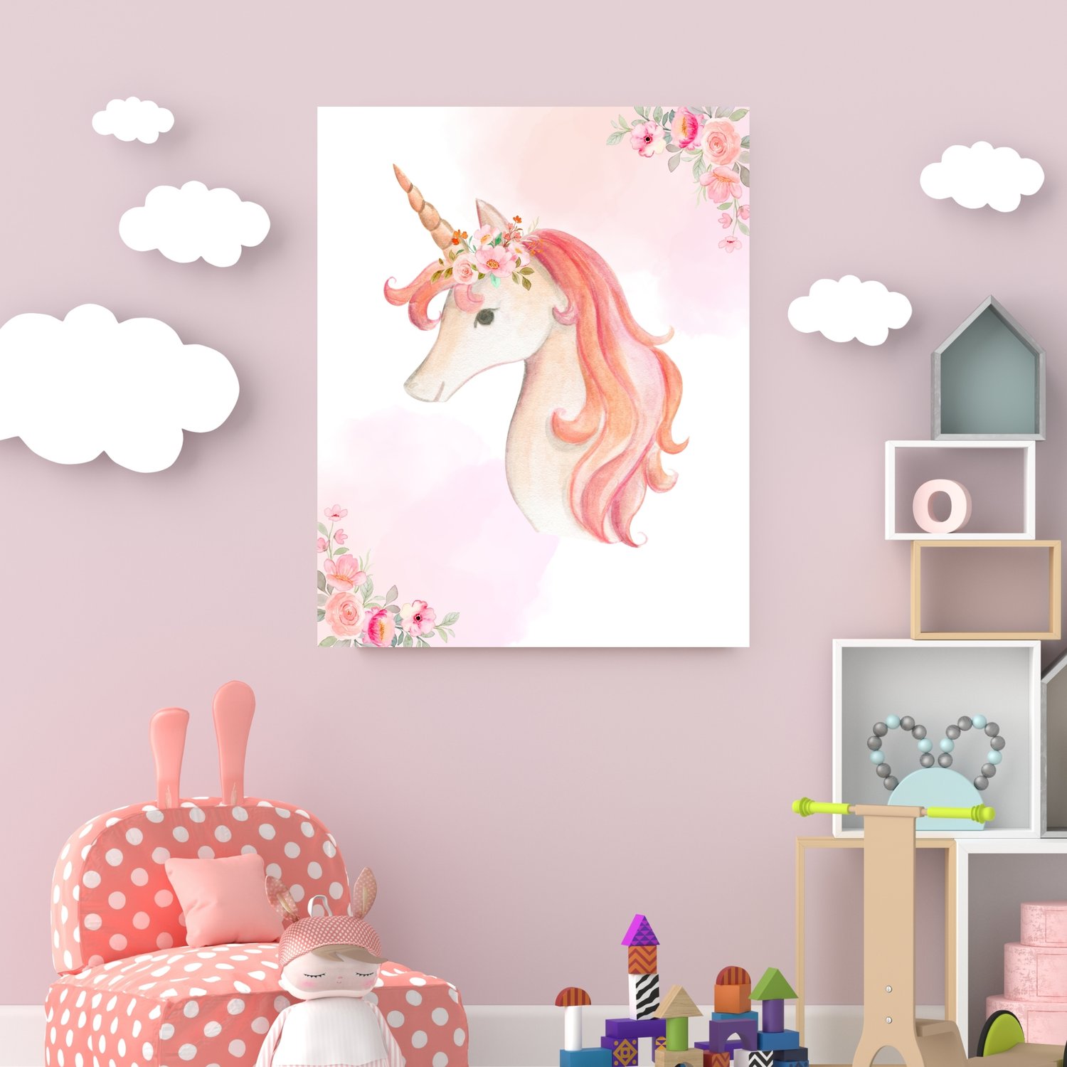 Baby Deer Wall Art Print  Kids Nursery Room Wall Décor – Beautiful Home  Decor