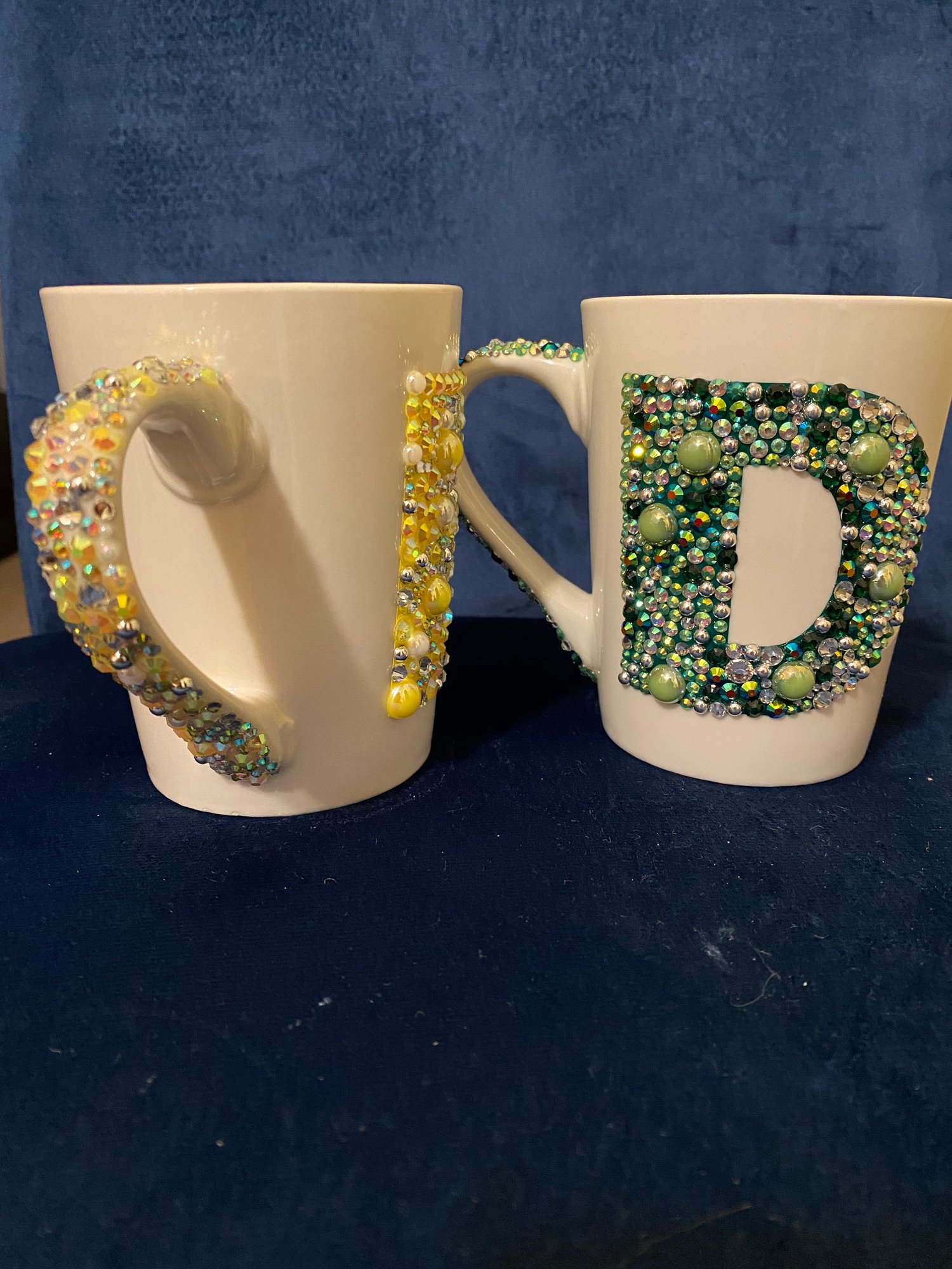 Bling Initial Mug - Payhip