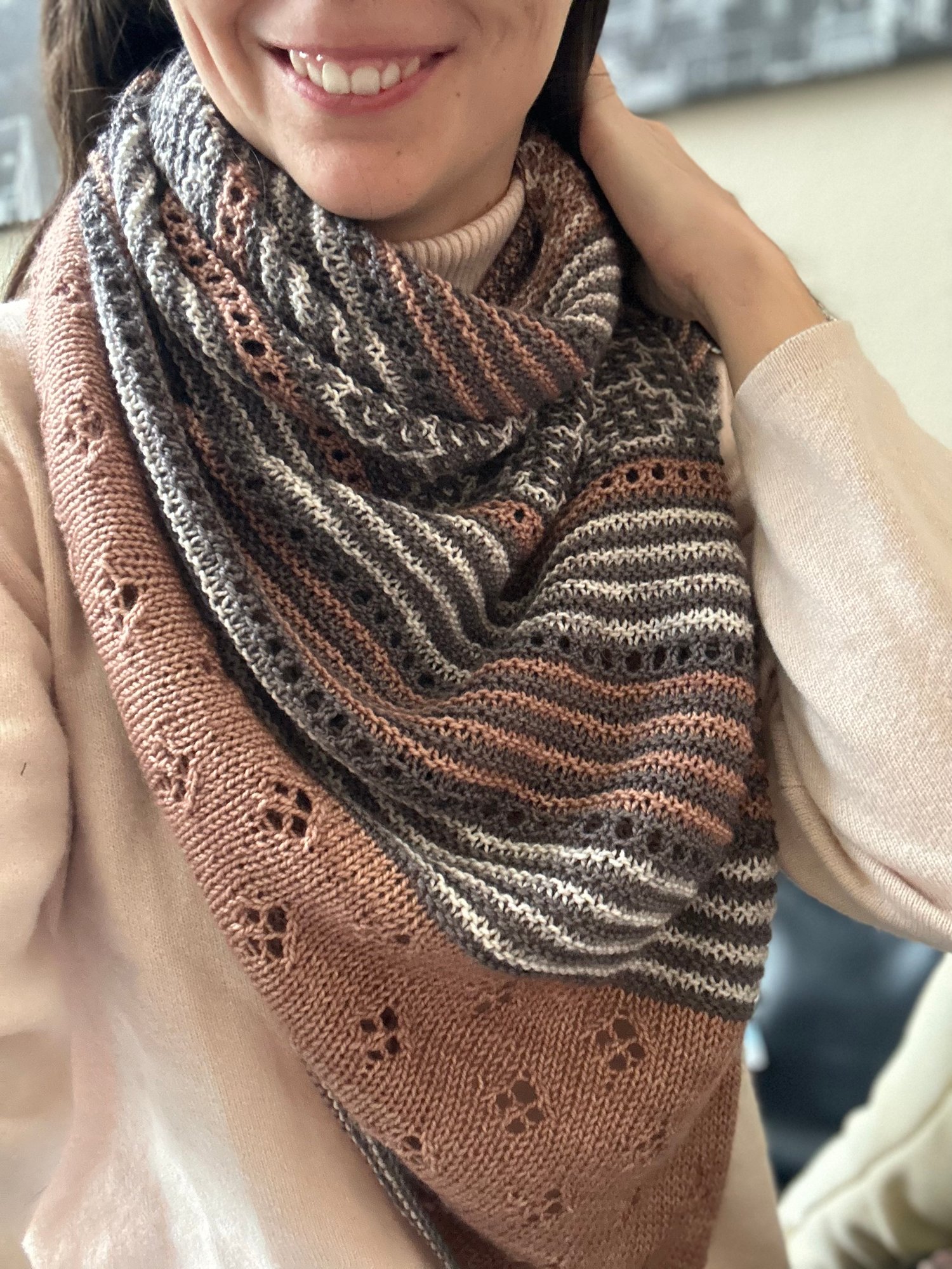 Rosa Scarf Fingering Weight Hack — Andrea Rangel