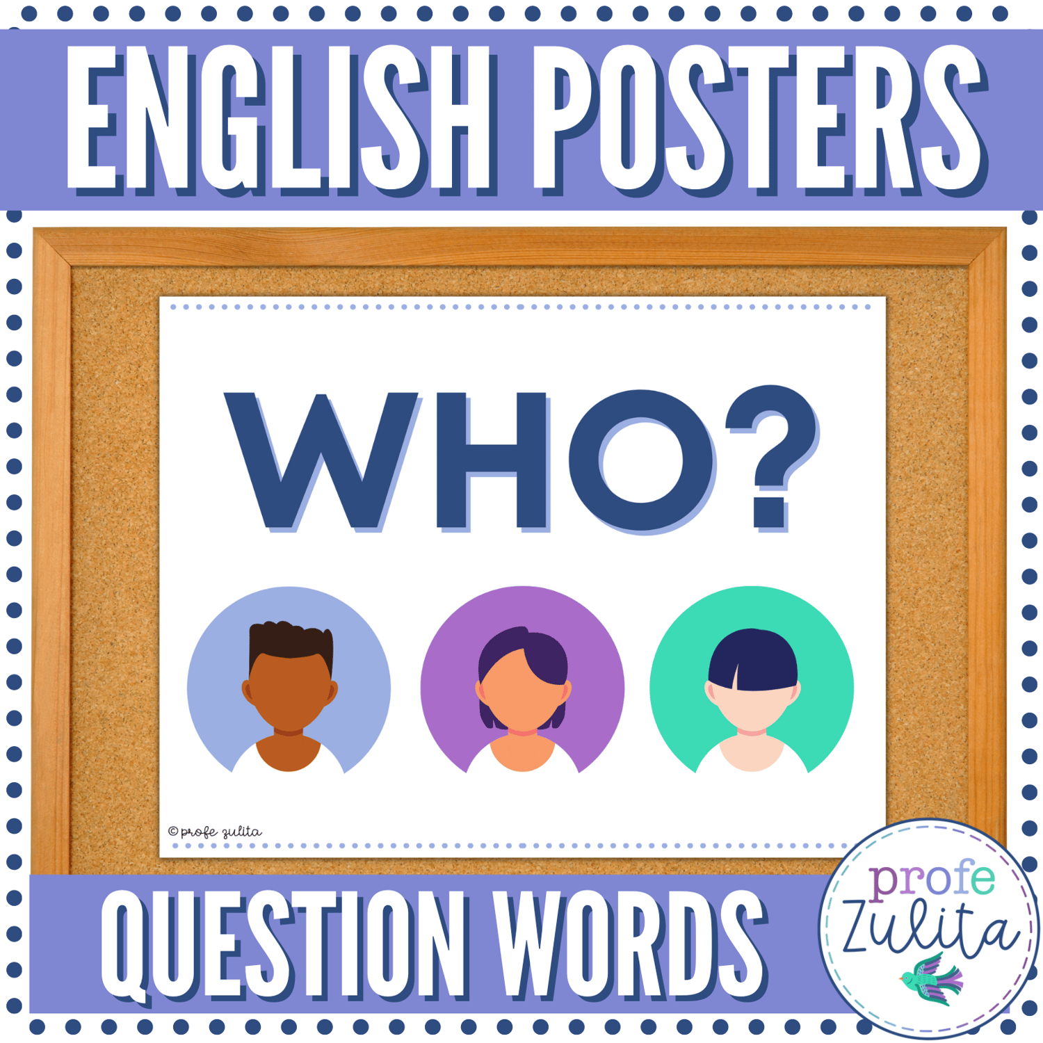 9 English Question Word Posters: Beginner ESL / ELL / Newcomer, would you  rather wordwall 