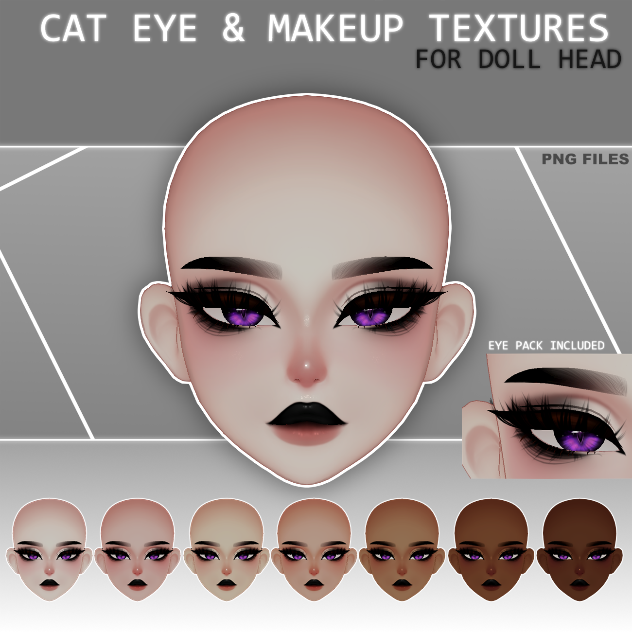 Cat Makeup [DOLL HEAD] [ V2 UPDATE ] - Payhip