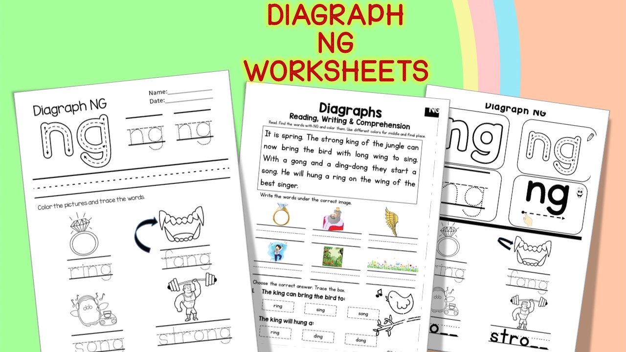 Diagraph NG worksheets printable download